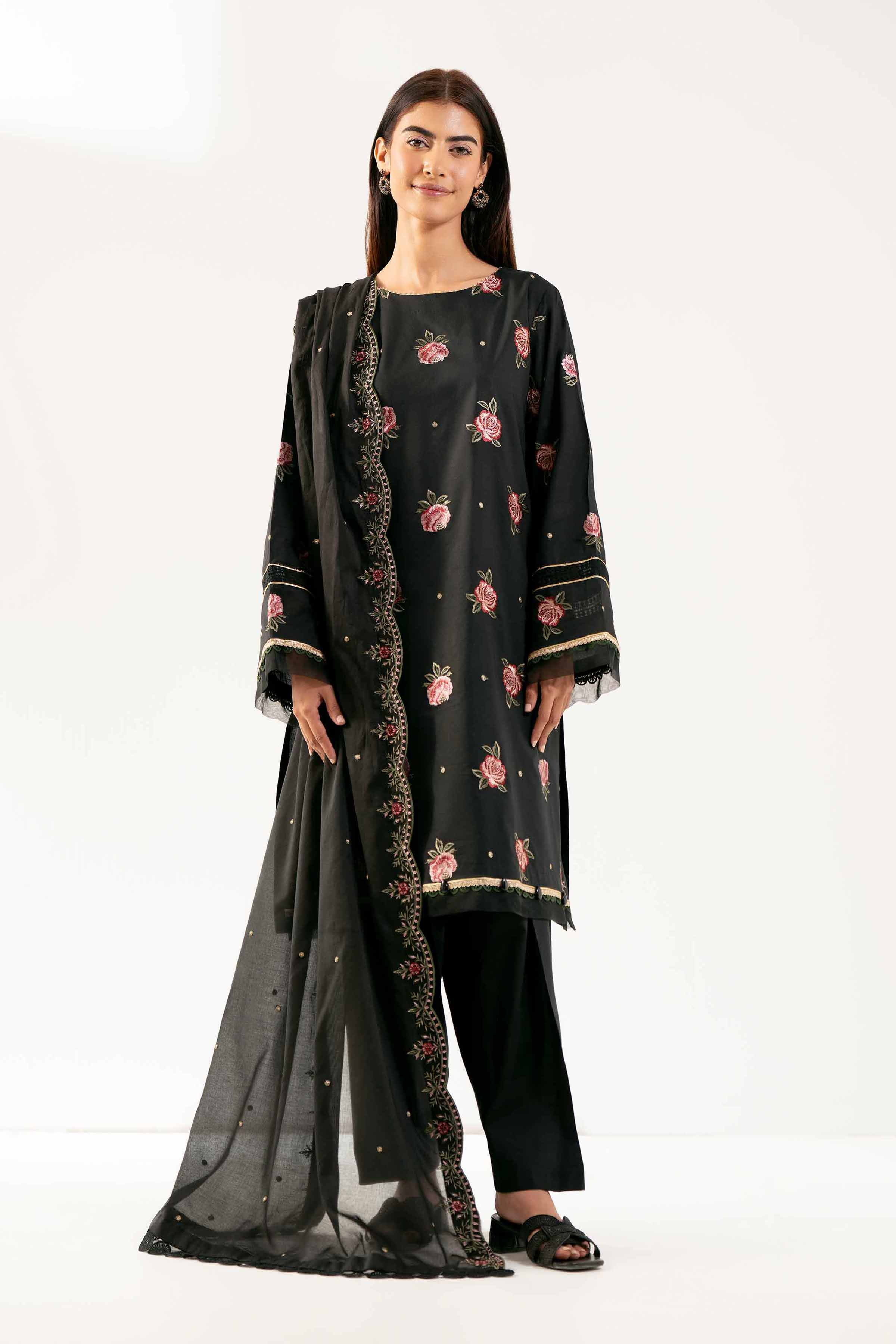 3 Piece - Dyed Embroidered Suit - 42502244 for Women - Unstitched Collection | Nishat | Shop Online