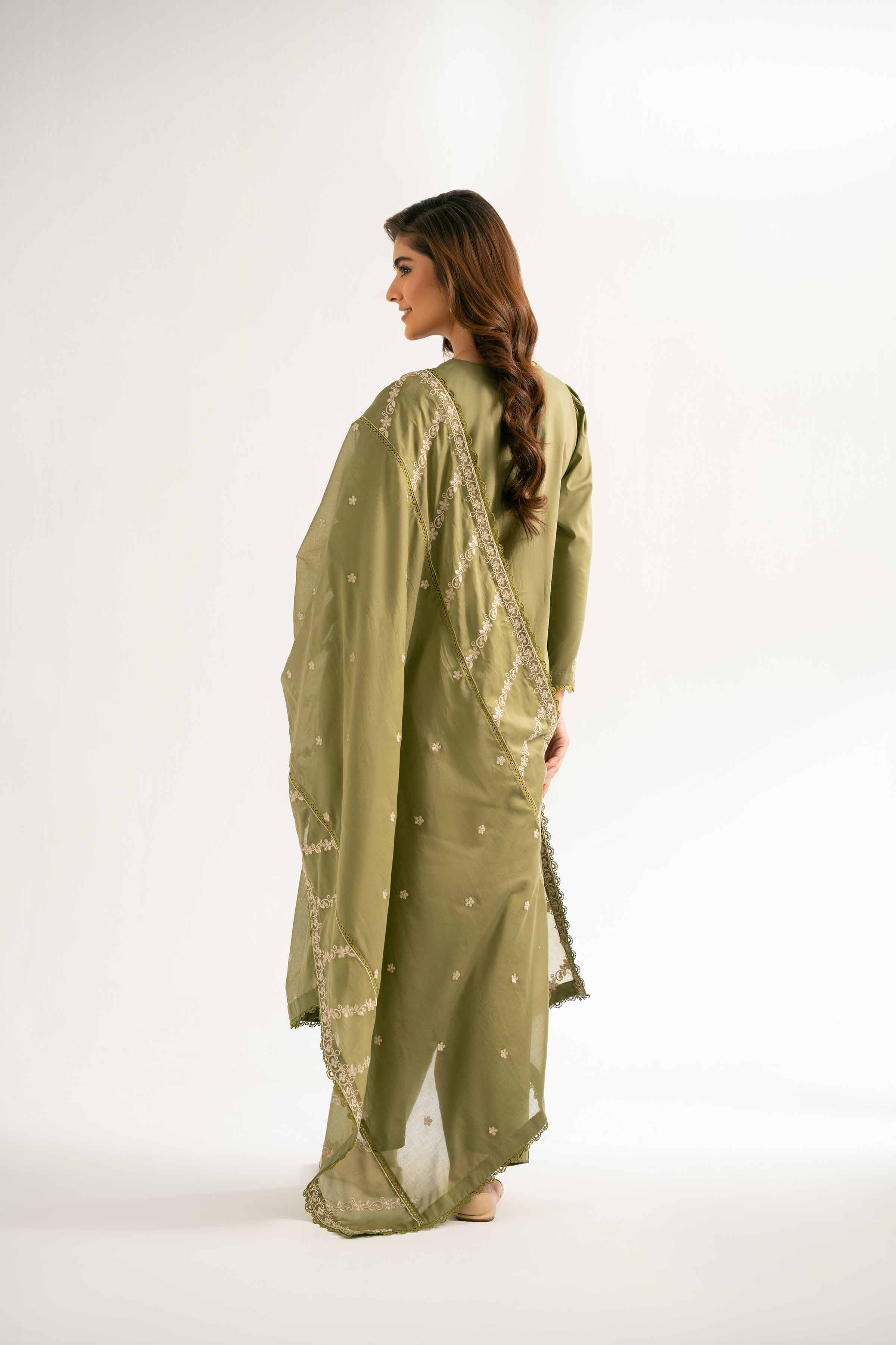 3 Piece - Dyed Embroidered Suit - 42502247 for Women - Unstitched Collection | Nishat | Shop Online