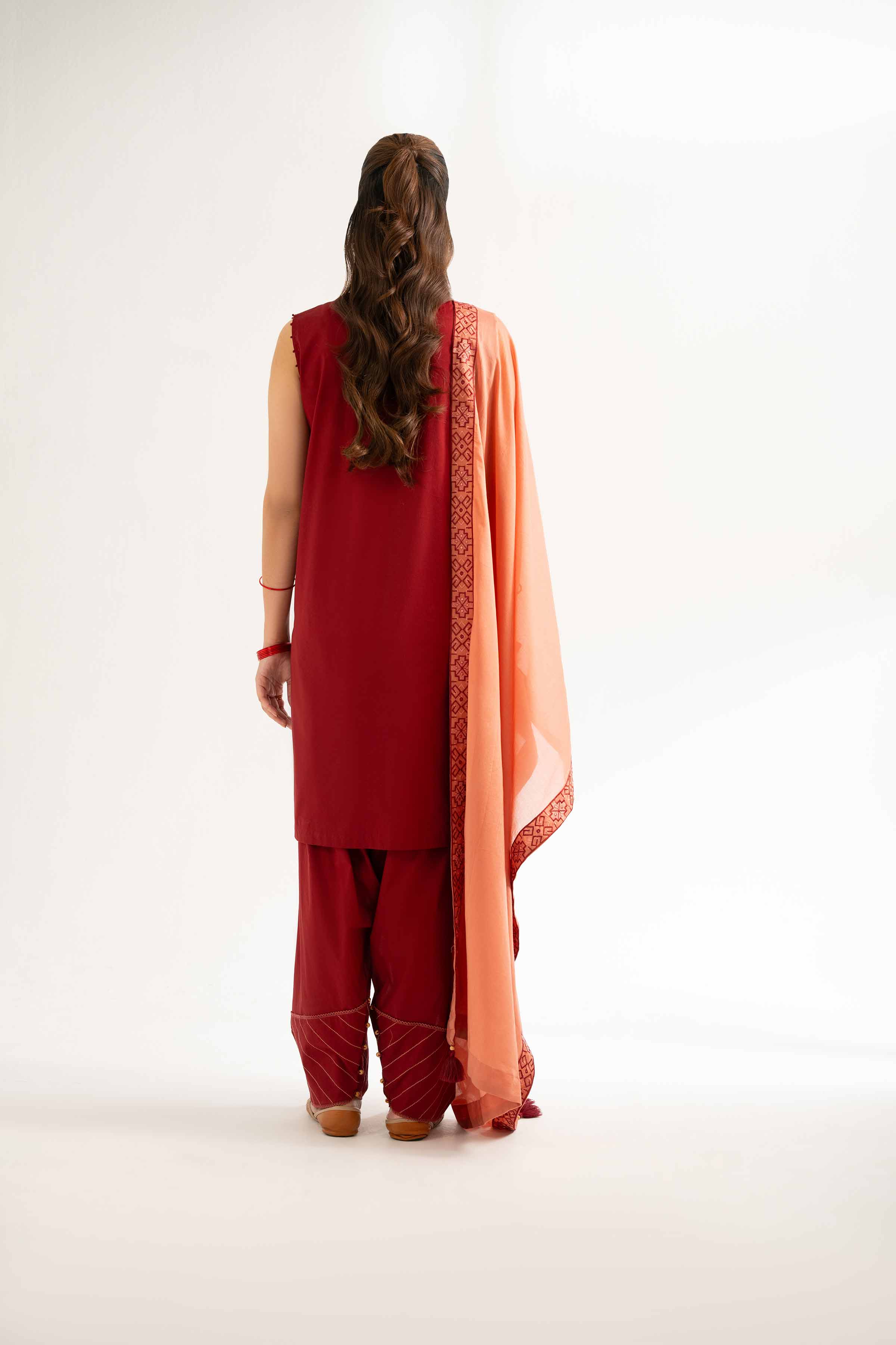 3 Piece - Dyed Embroidered Suit - 42502248 for Women - Unstitched Collection | Nishat | Shop Online