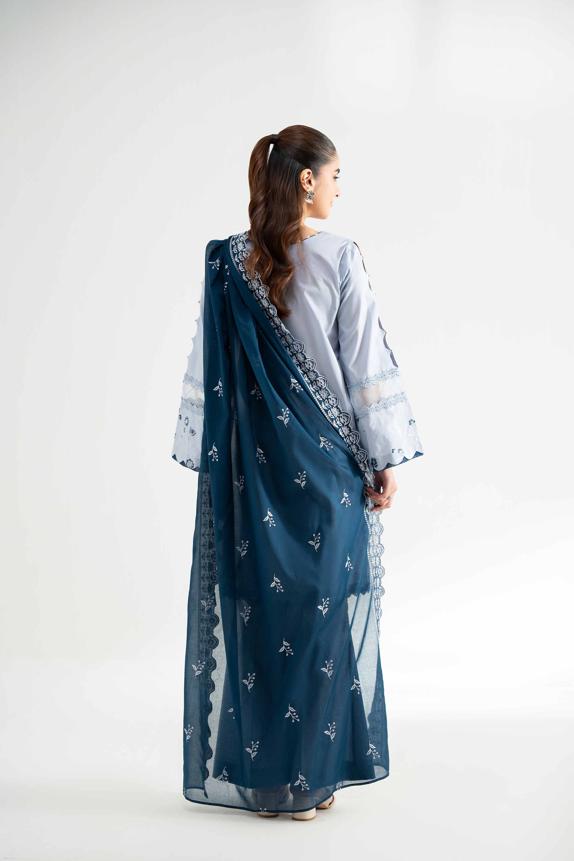 3 Piece - Dyed Embroidered Suit - 42502249 for Women - Unstitched Collection | Nishat | Shop Online