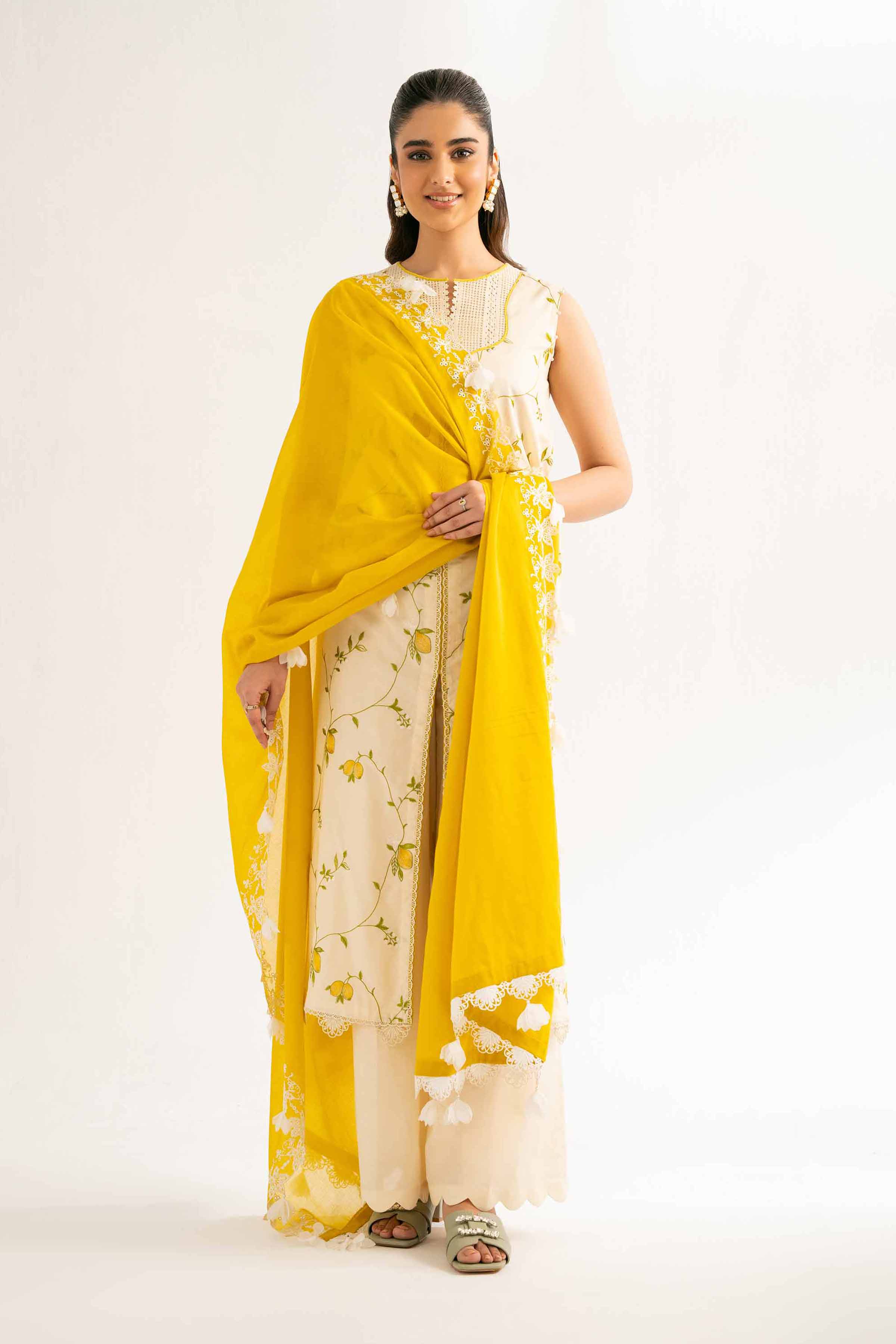 3 Piece - Dyed Embroidered Suit - 42502251 for Women - Unstitched Collection | Nishat | Shop Online