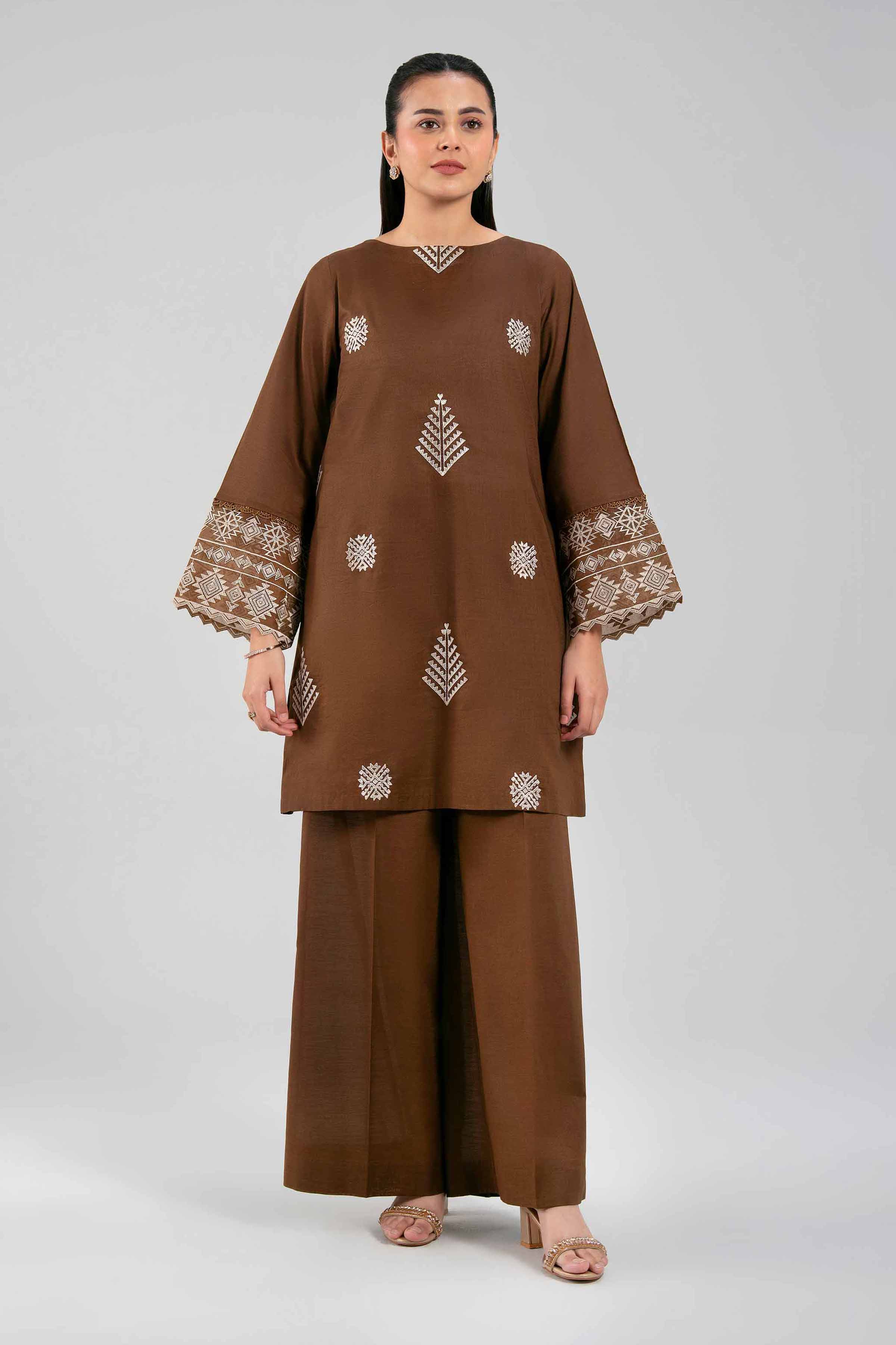 2 Piece - Embroidered Suit - 42502308 for Women - Unstitched Collection | Nishat | Shop Online