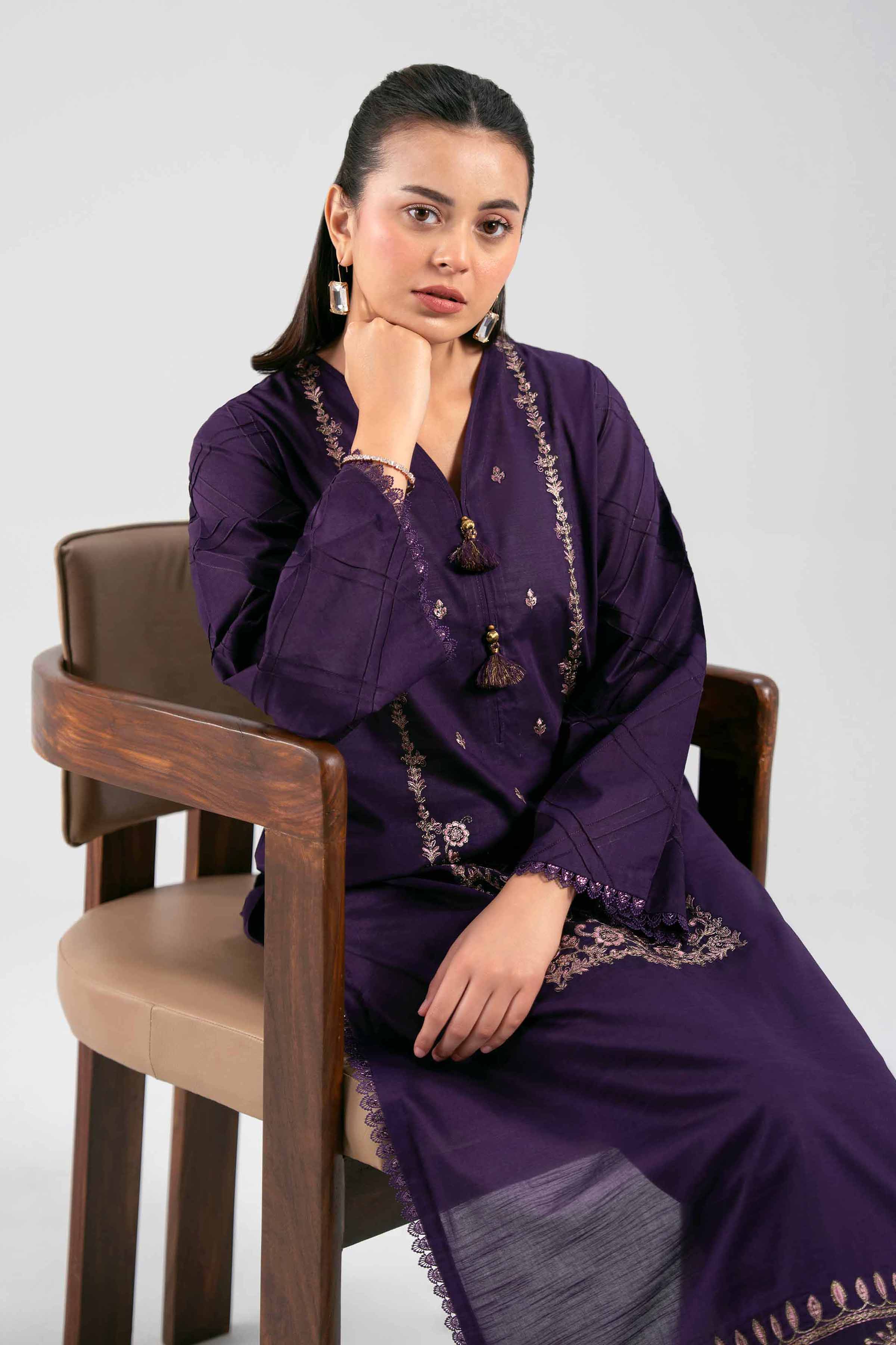 2 Piece - Embroidered Suit - 42502311 for Women - Unstitched Collection | Nishat | Shop Online