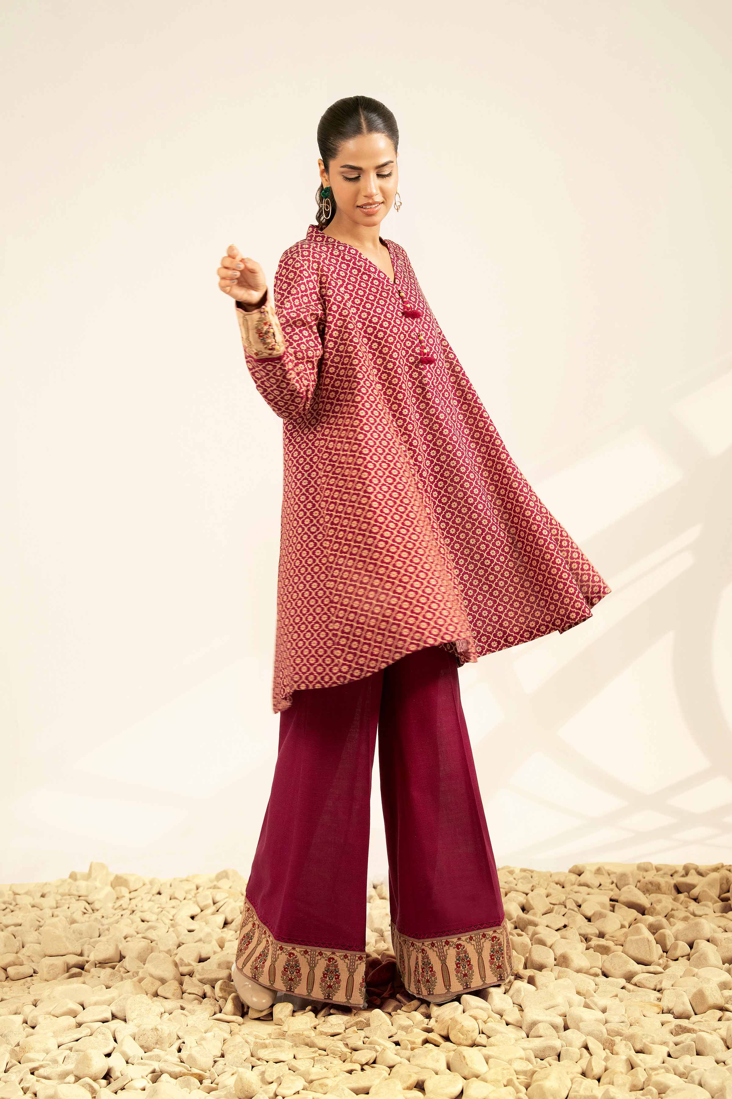 2 Piece - Printed Suit - 42502325 for Women - Unstitched Collection | Nishat | Shop Online
