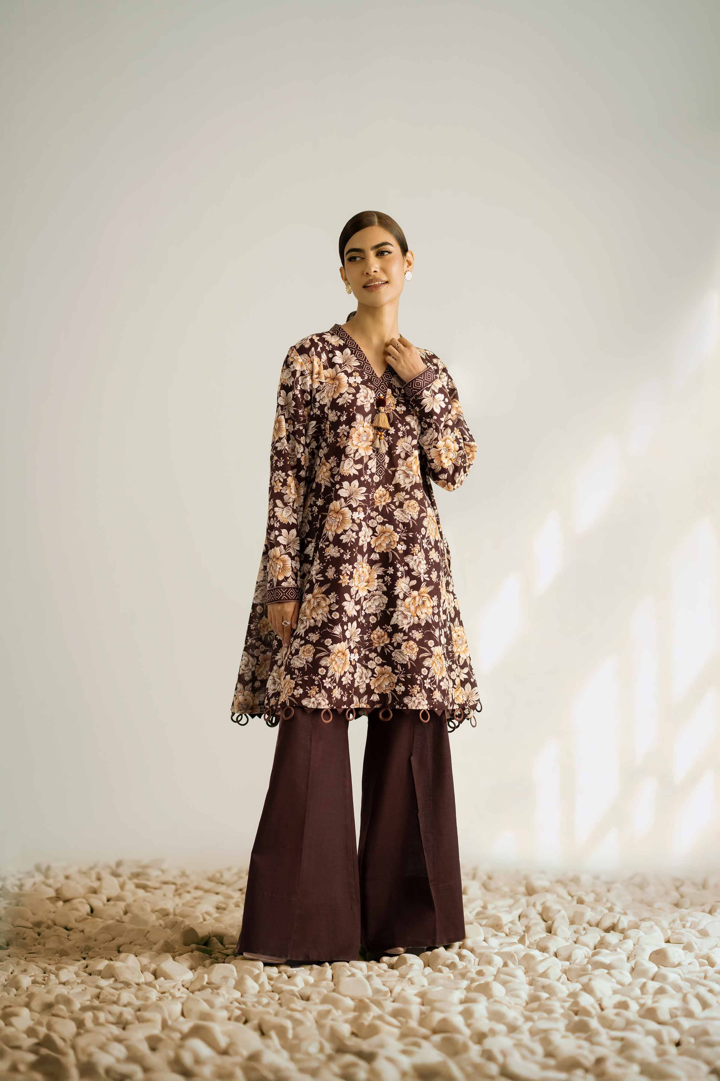 2 Piece - Printed Suit - 42502330 for Women - Unstitched Collection | Nishat | Shop Online