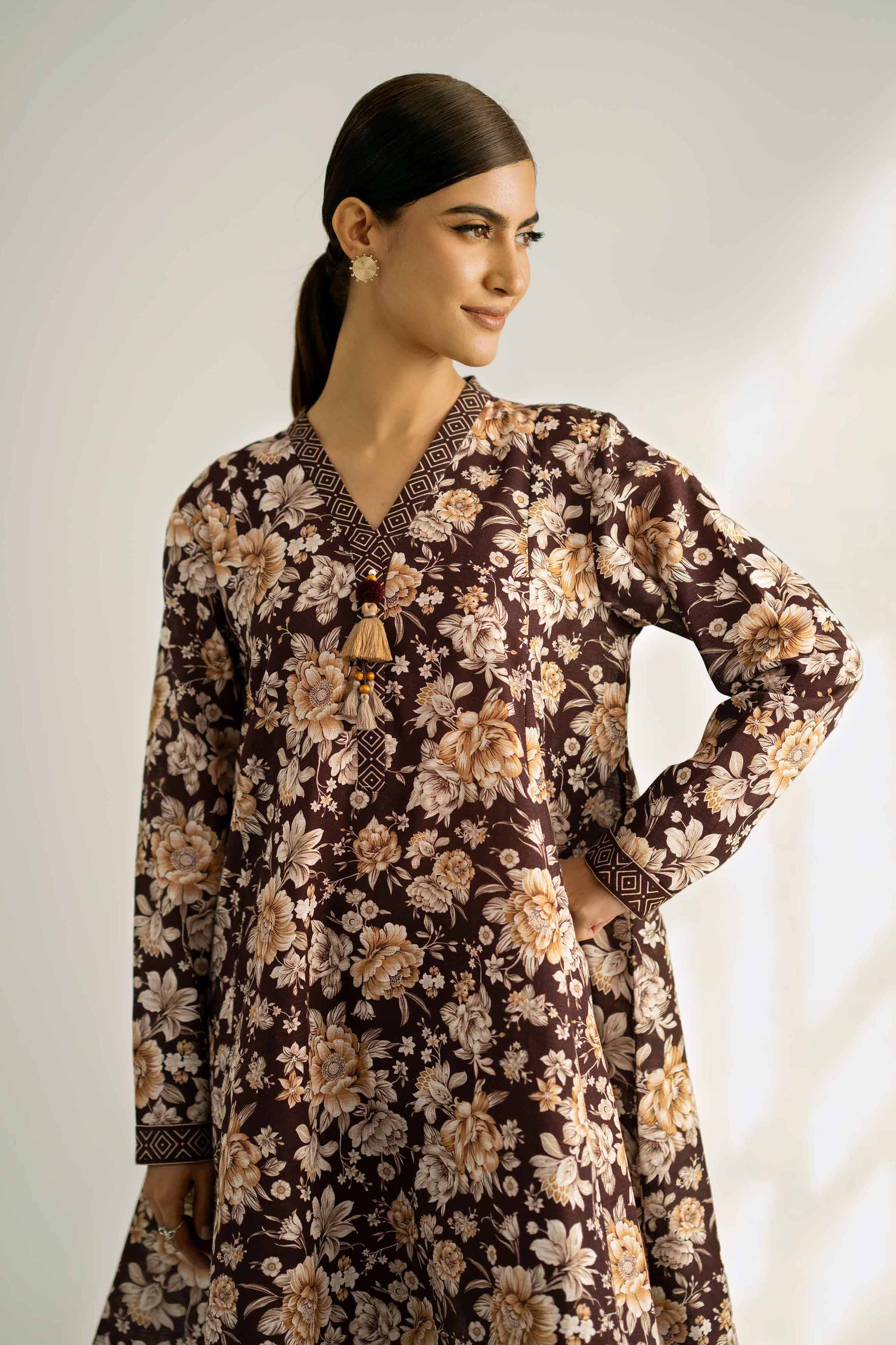 2 Piece - Printed Suit - 42502330 for Women - Unstitched Collection | Nishat | Shop Online