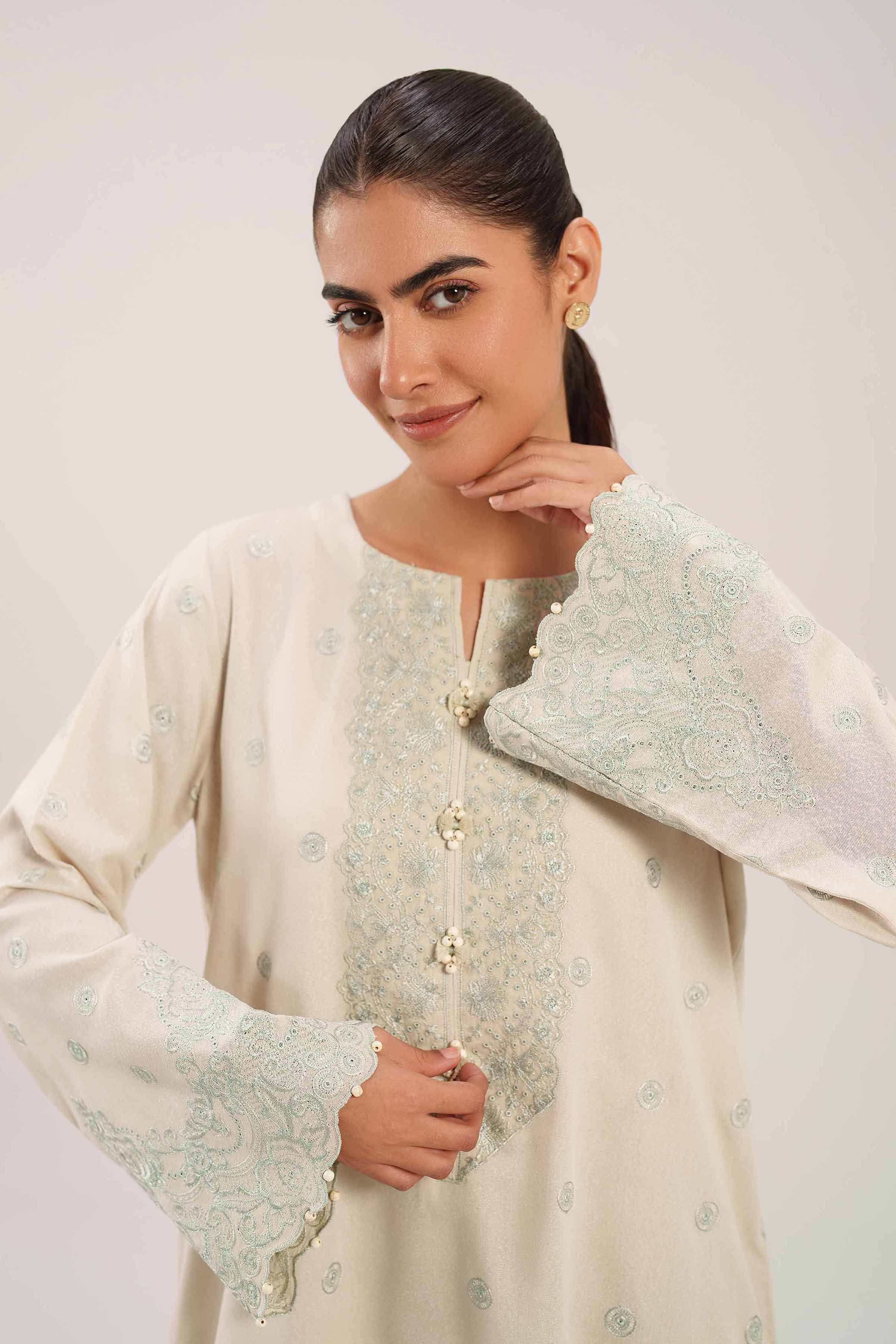 2 Piece - Embroidered Suit - 42502341