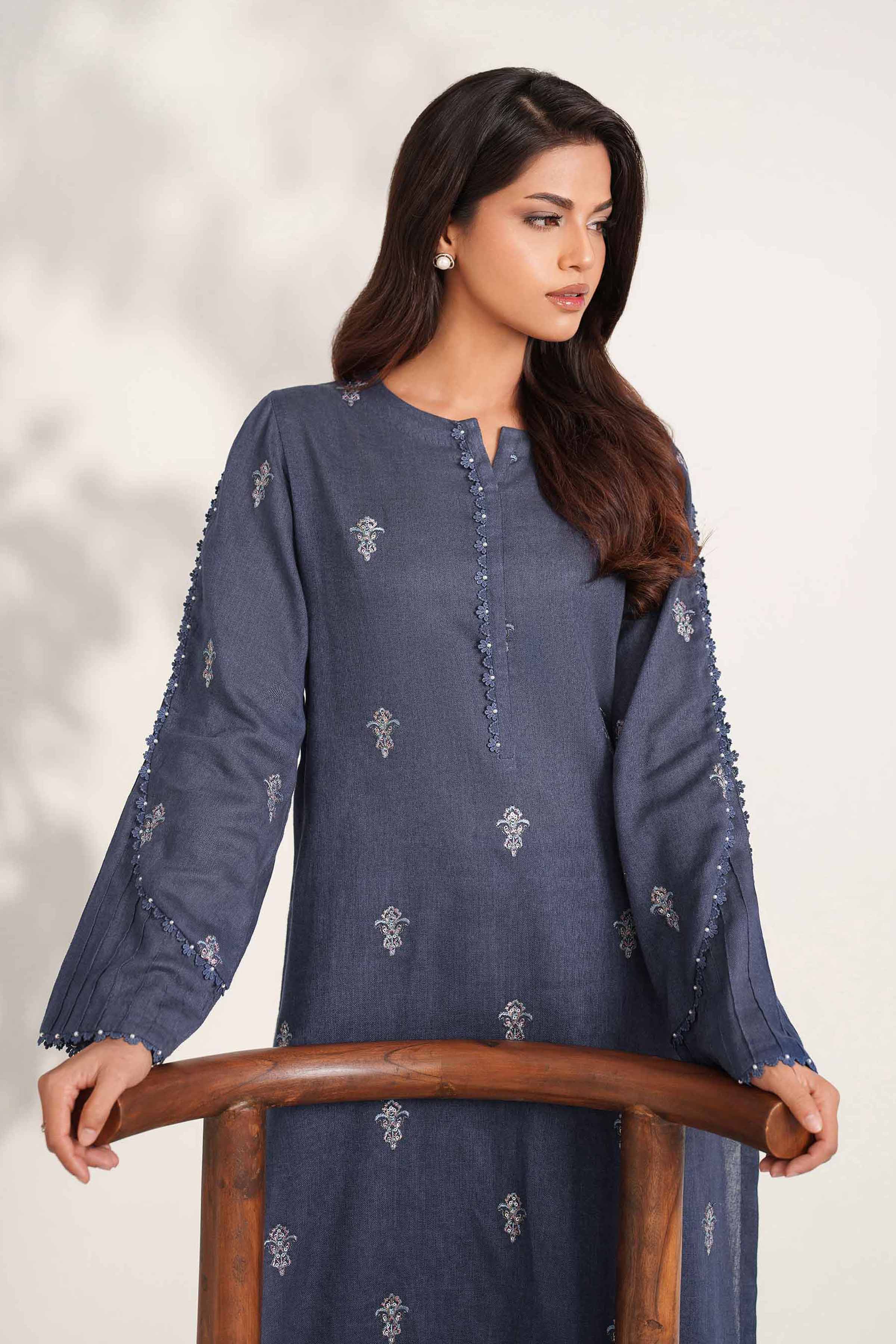 2 Piece - Embroidered Suit - 42502344 for Women - Unstitched Collection | Nishat | Shop Online