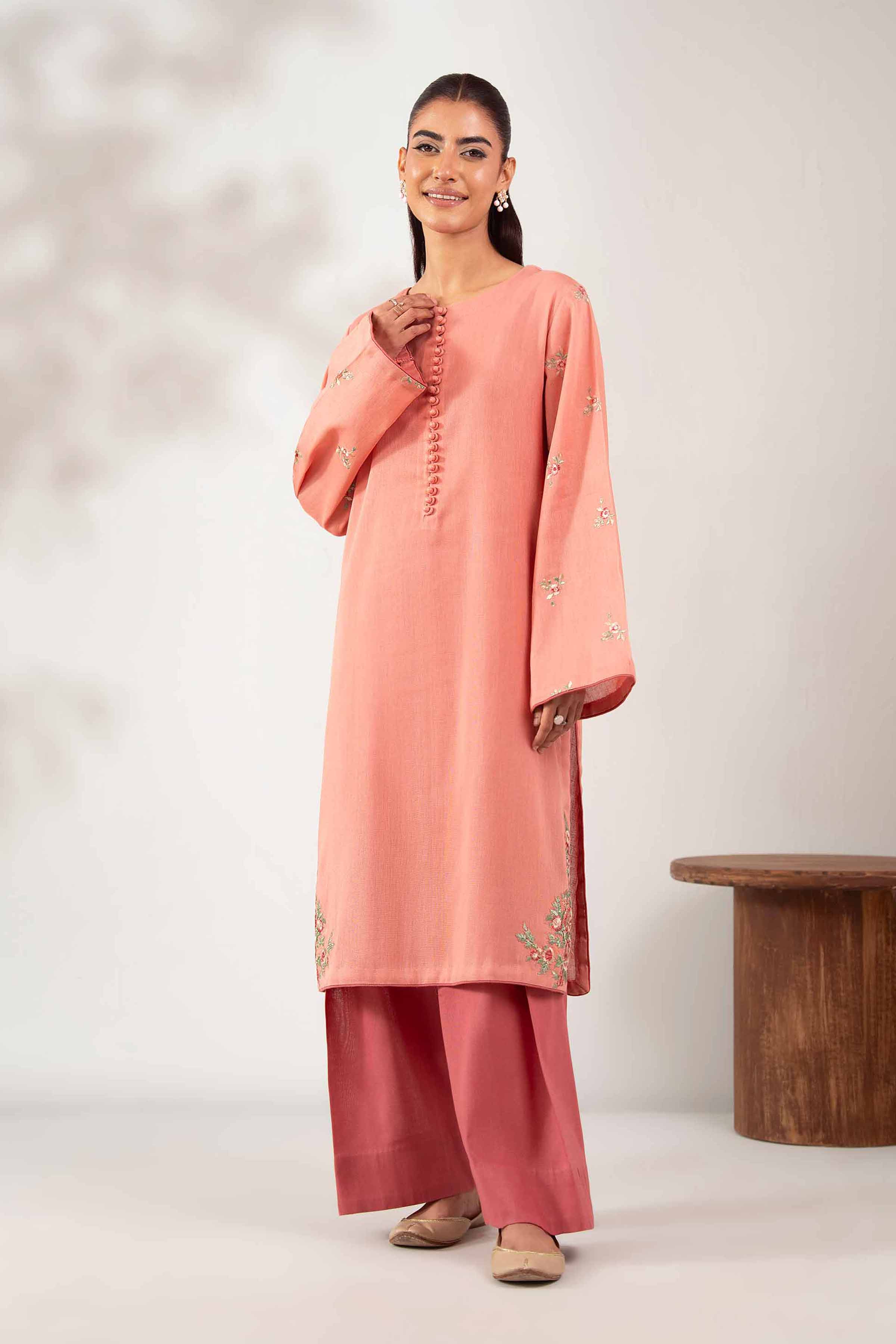 2 Piece - Embroidered Suit - 42502345 for Women - Unstitched Collection | Nishat | Shop Online