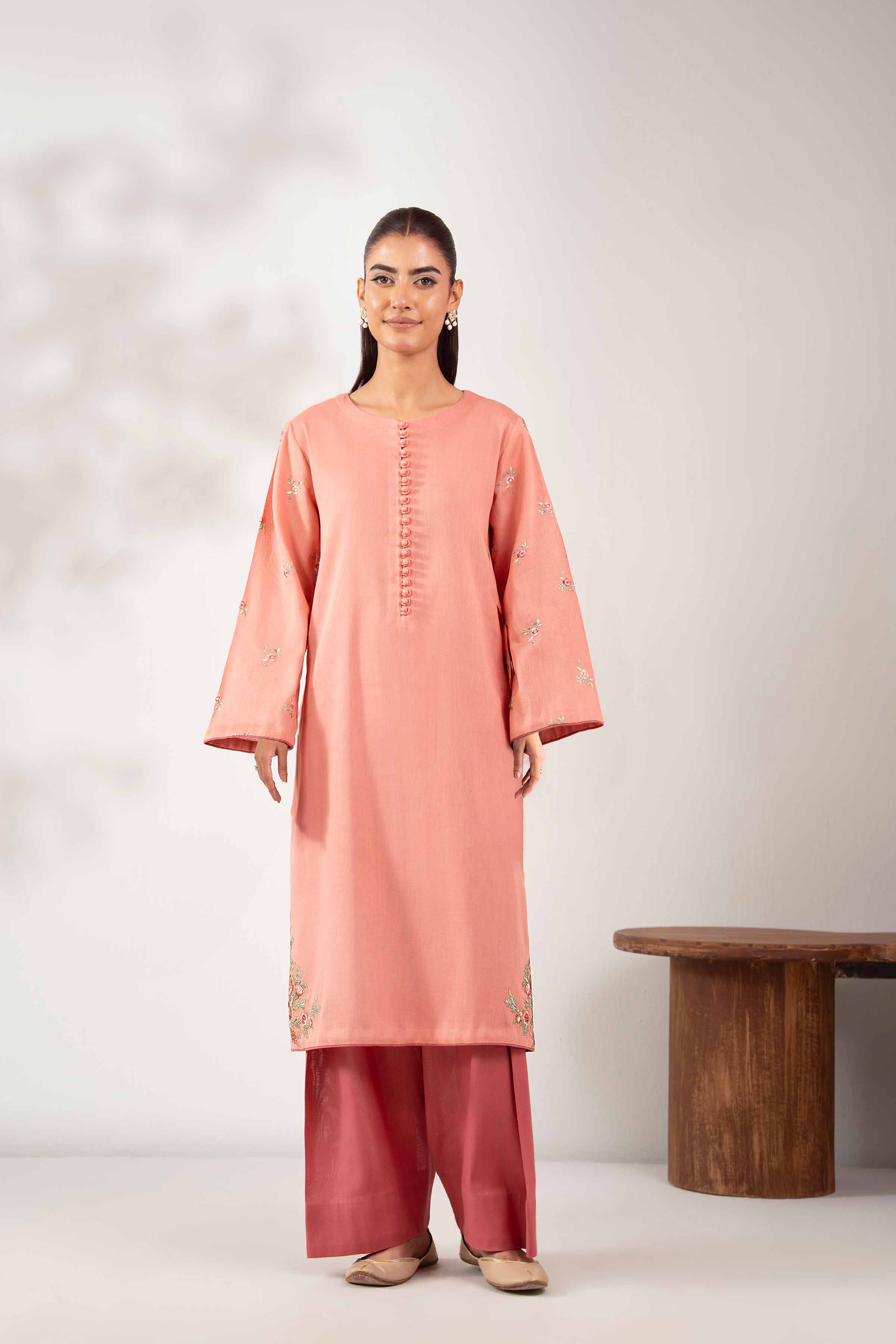 2 Piece - Embroidered Suit - 42502345 for Women - Unstitched Collection | Nishat | Shop Online