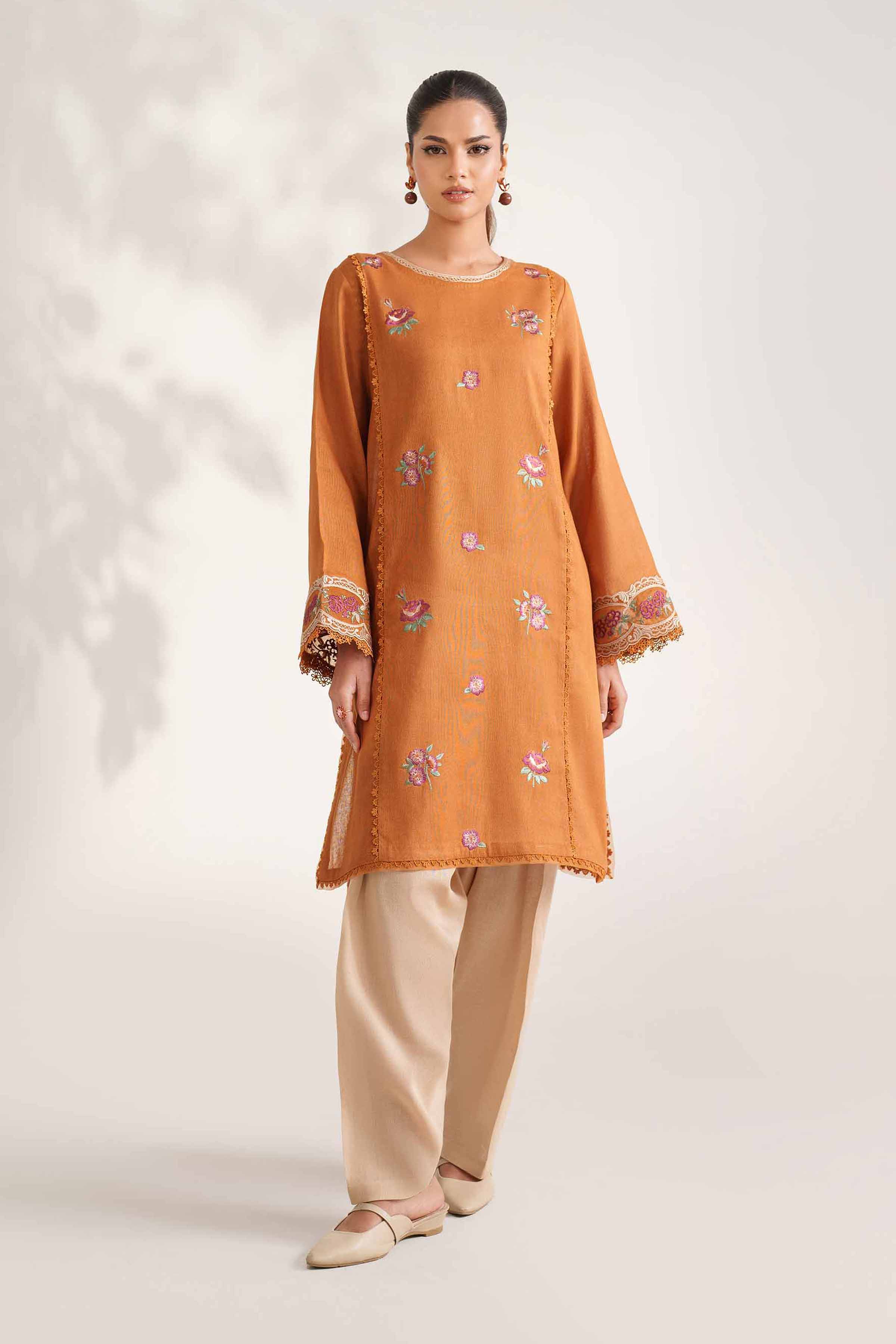 2 Piece - Embroidered Suit - 42502346 for Women - Unstitched Collection | Nishat | Shop Online