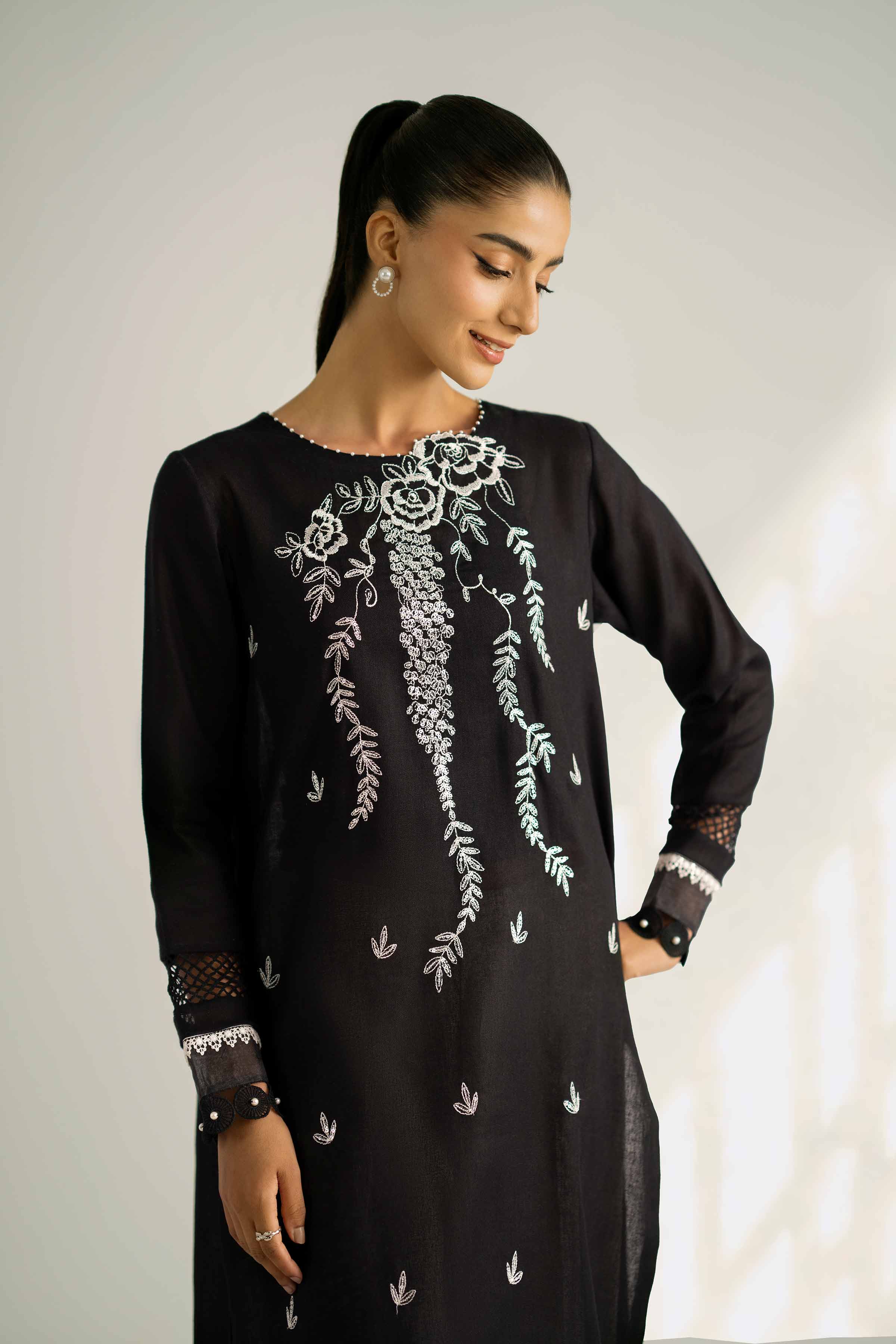 2 Piece - Embroidered Suit - 42502348 for Women - Unstitched Collection | Nishat | Shop Online