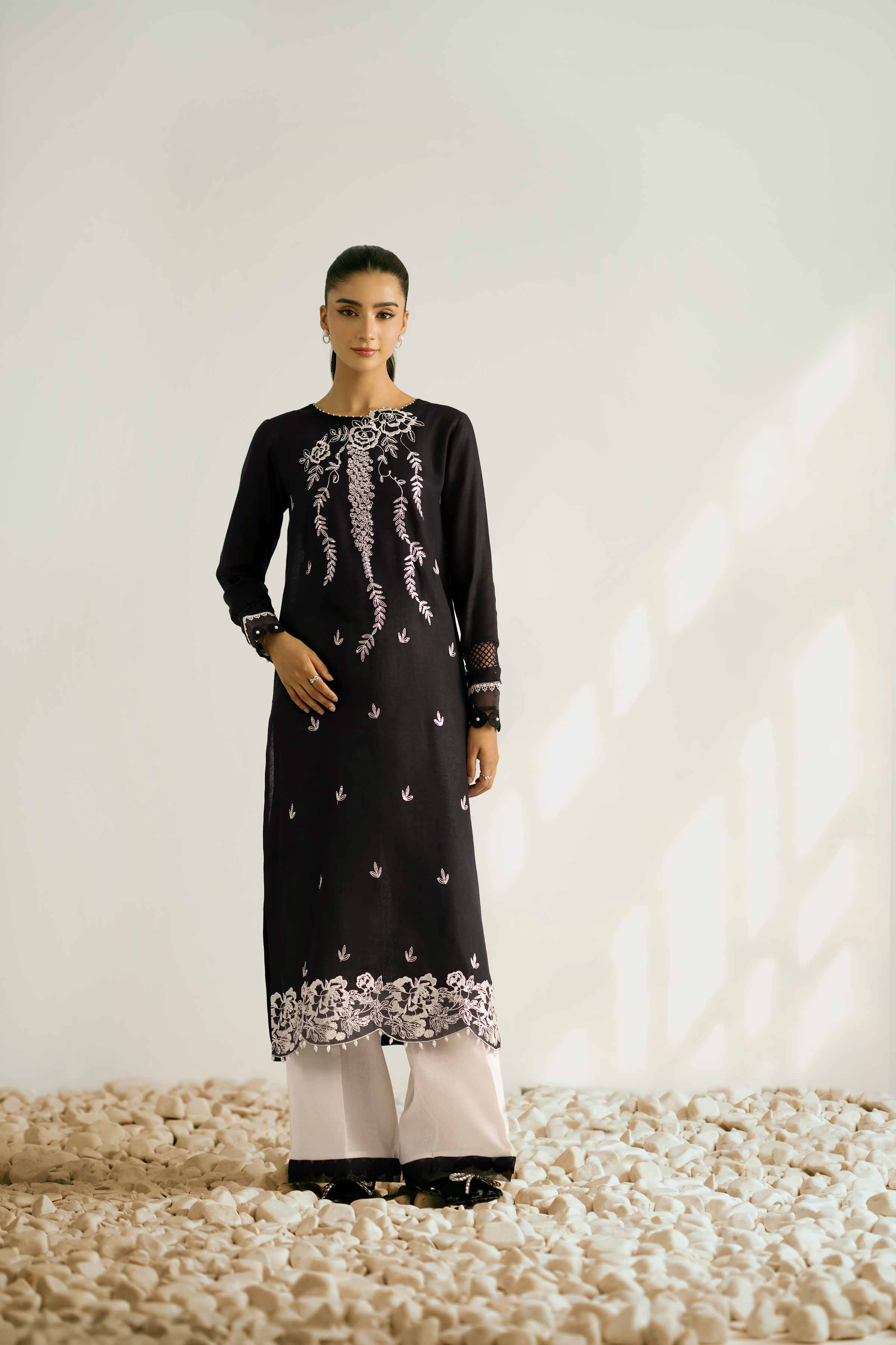 2 Piece - Embroidered Suit - 42502348 for Women - Unstitched Collection | Nishat | Shop Online