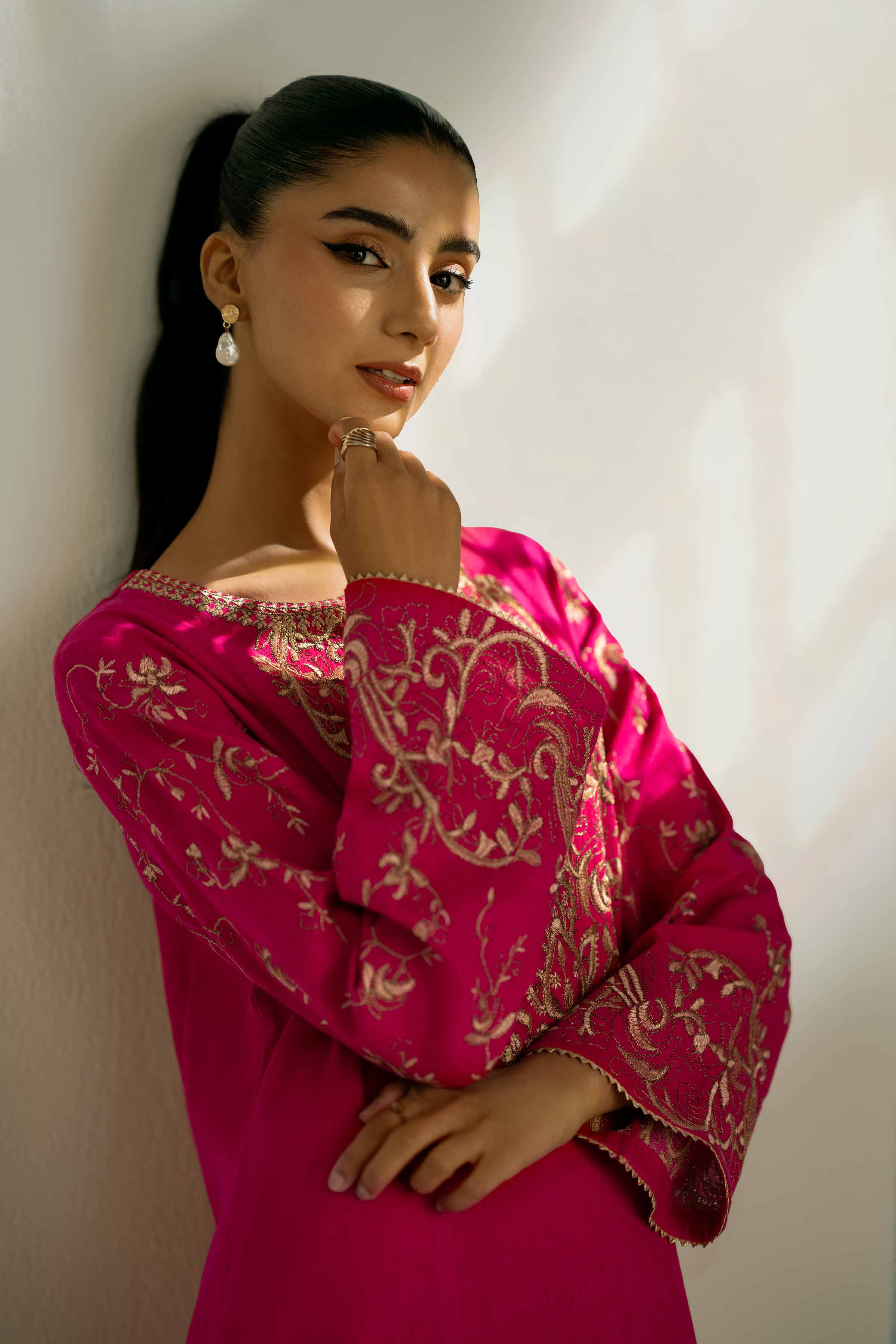 2 Piece - Embroidered Suit - 42502349 for Women - Unstitched Collection | Nishat | Shop Online