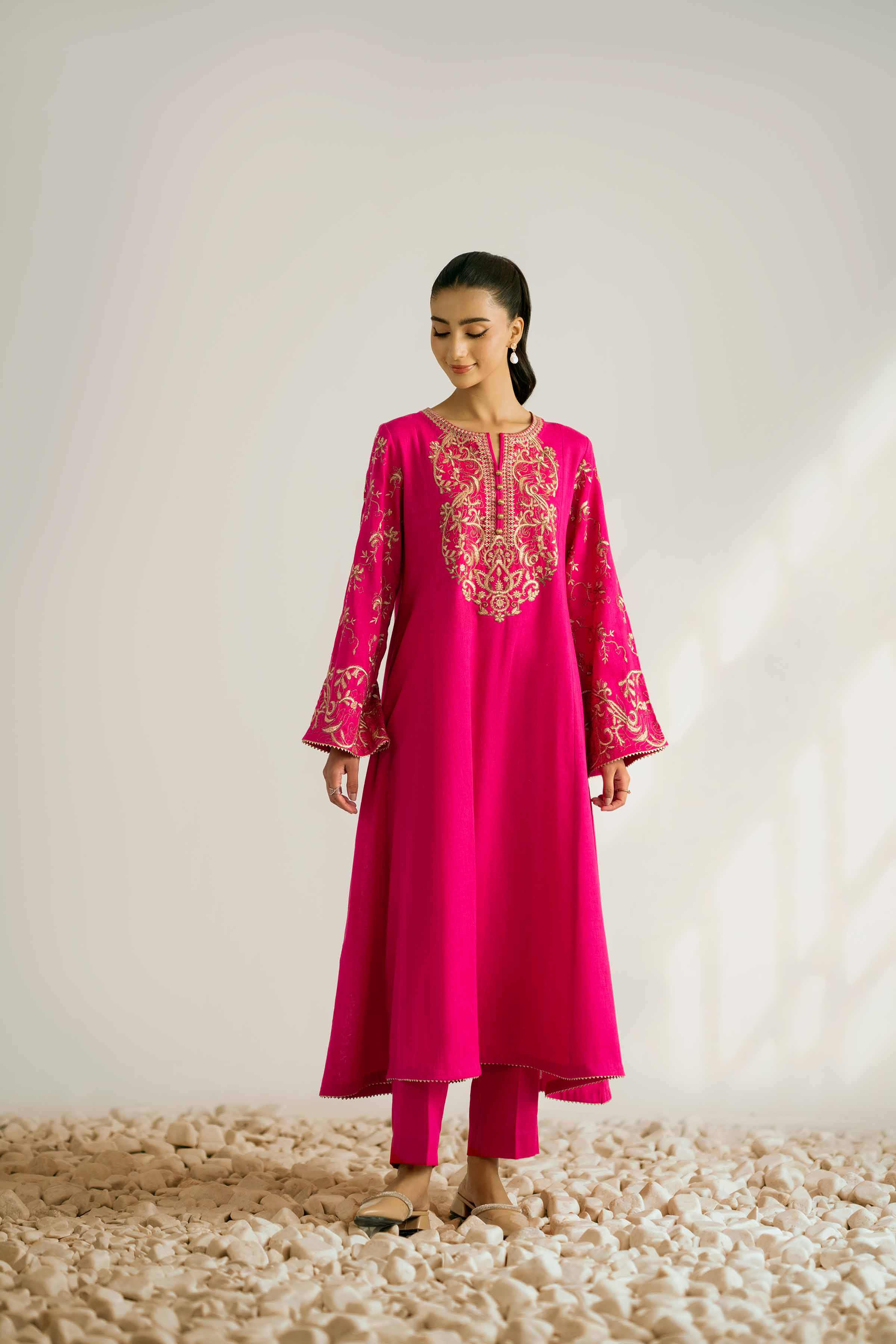 2 Piece - Embroidered Suit - 42502349 for Women - Unstitched Collection | Nishat | Shop Online