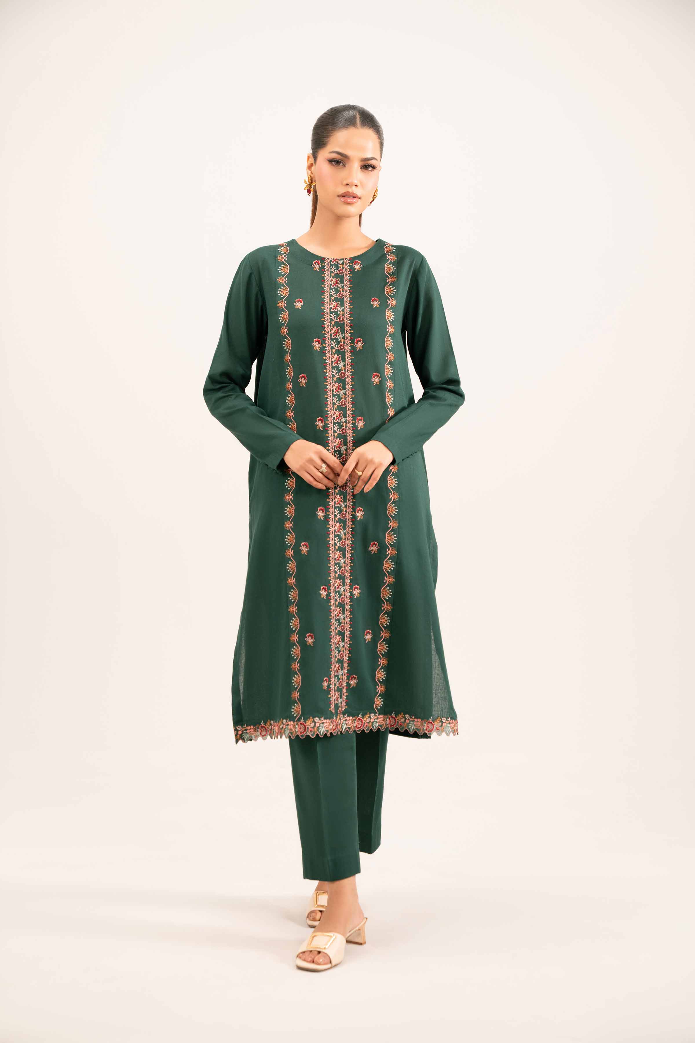 2 Piece - Embroidered Suit - 42502350 for Women - Unstitched Collection | Nishat | Shop Online