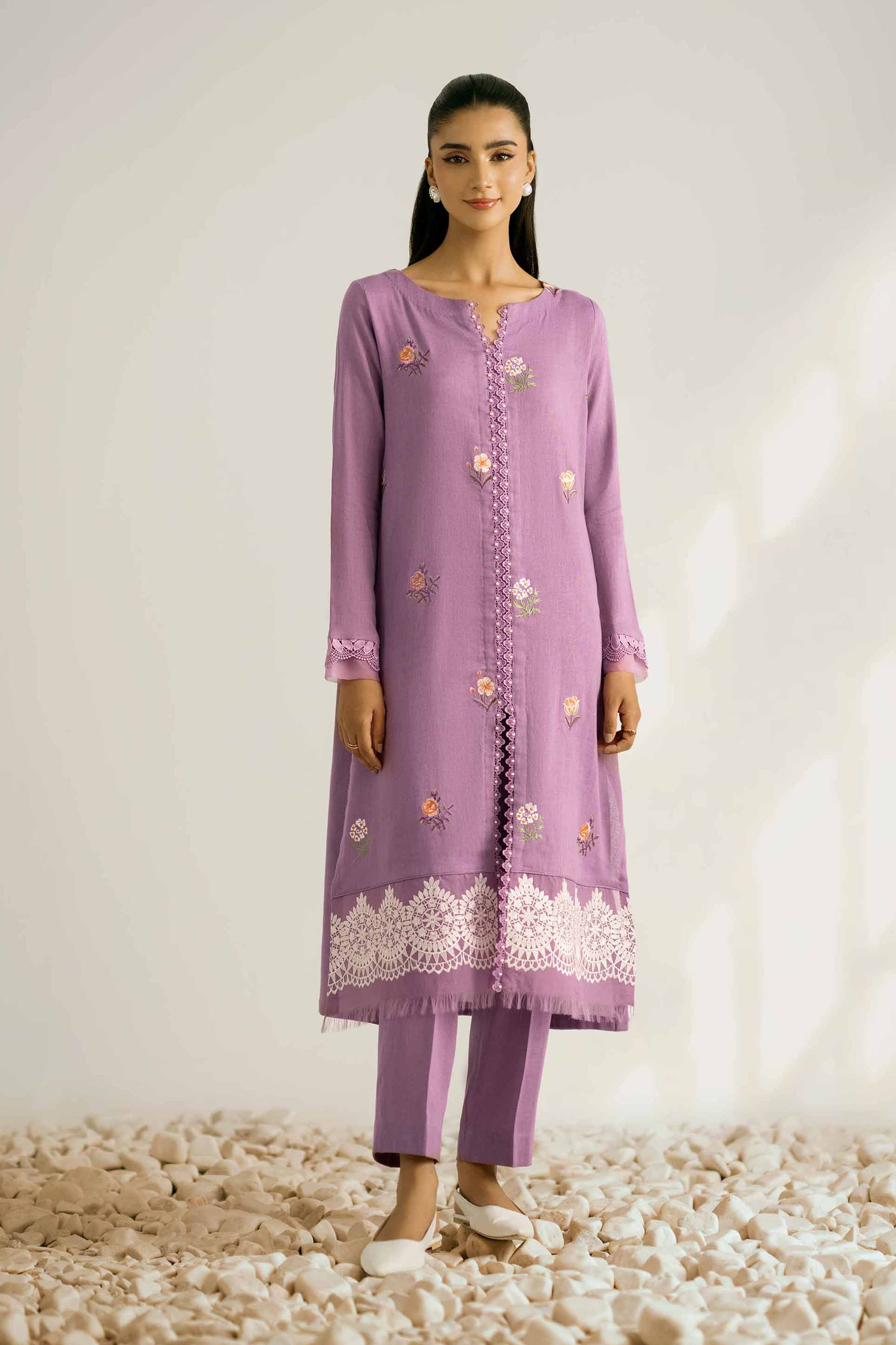 2 Piece - Embroidered Suit - 42502352 for Women - Unstitched Collection | Nishat | Shop Online