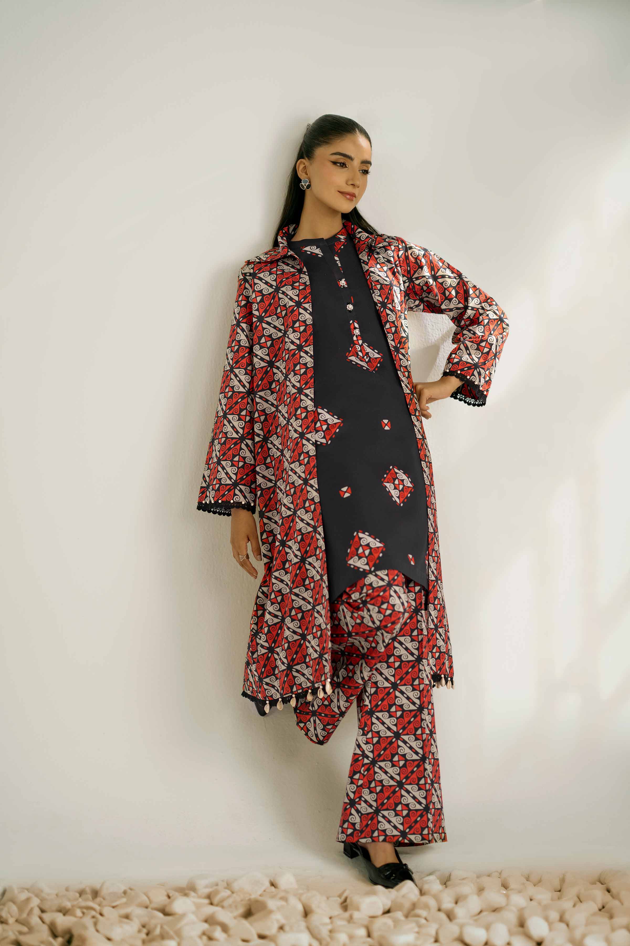 2 Piece - Printed Suit - 42502359 for Women - Unstitched Collection | Nishat | Shop Online