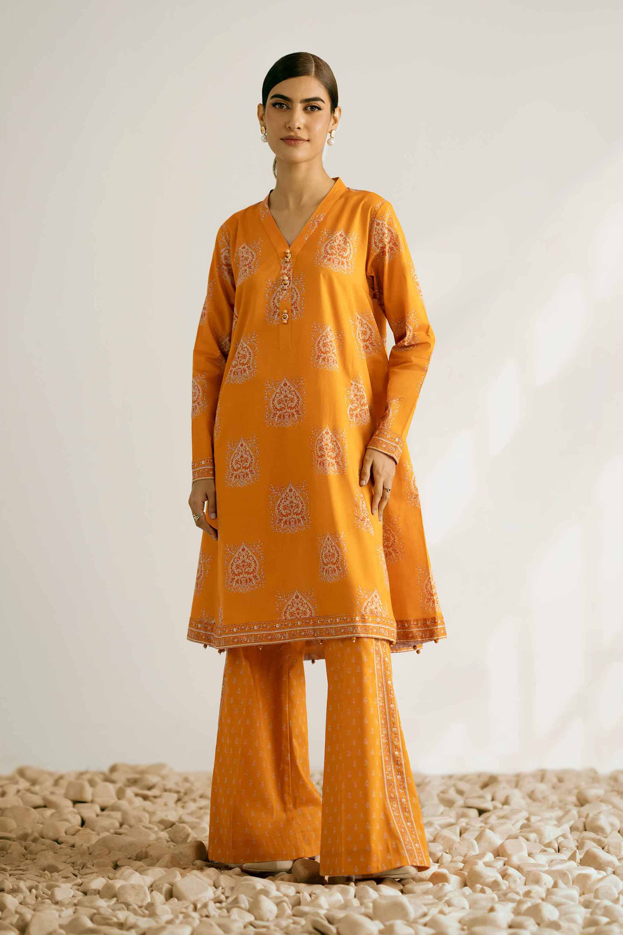 2 Piece - Printed Suit - 42502360 for Women - Unstitched Collection | Nishat | Shop Online