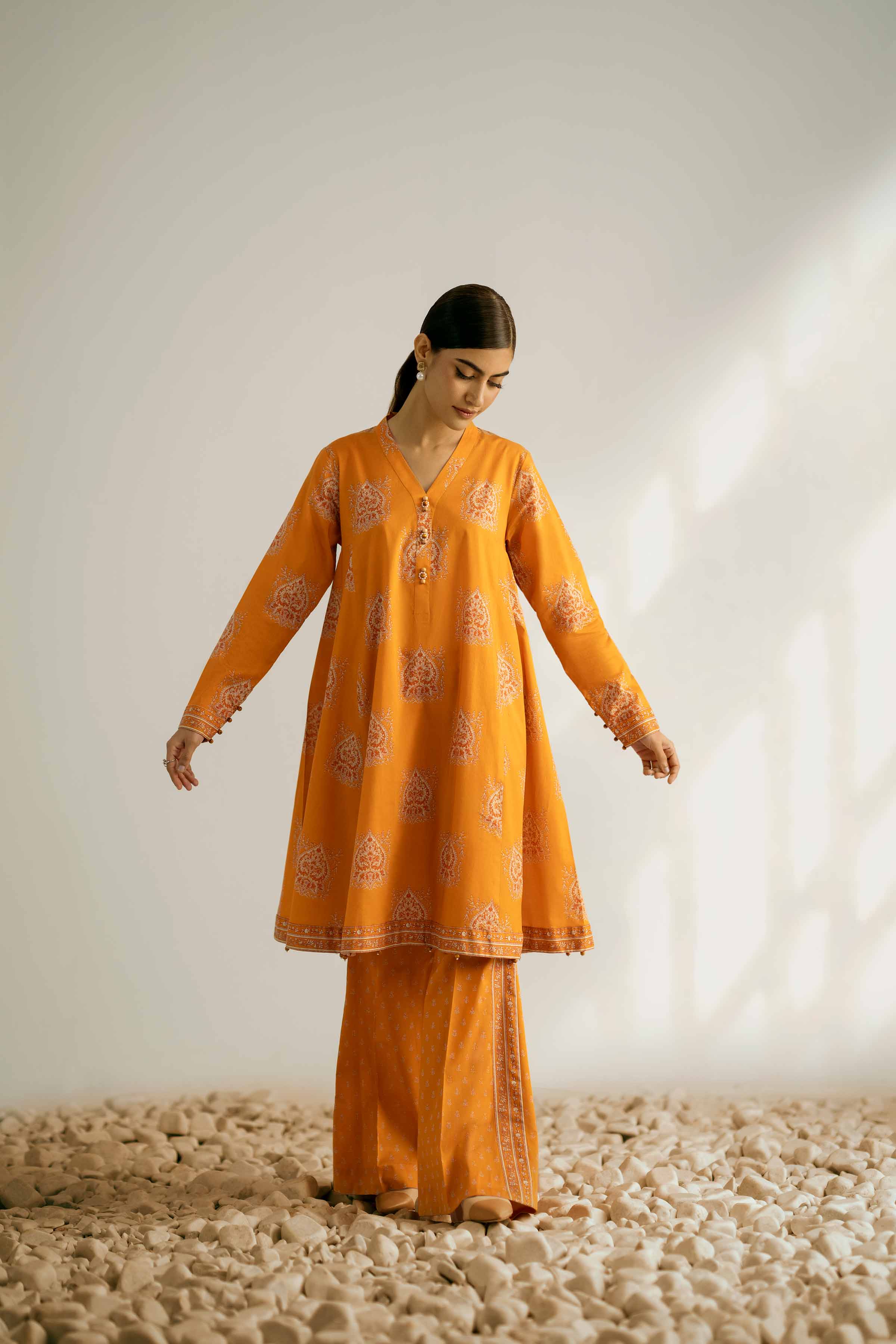 2 Piece - Printed Suit - 42502360 for Women - Unstitched Collection | Nishat | Shop Online