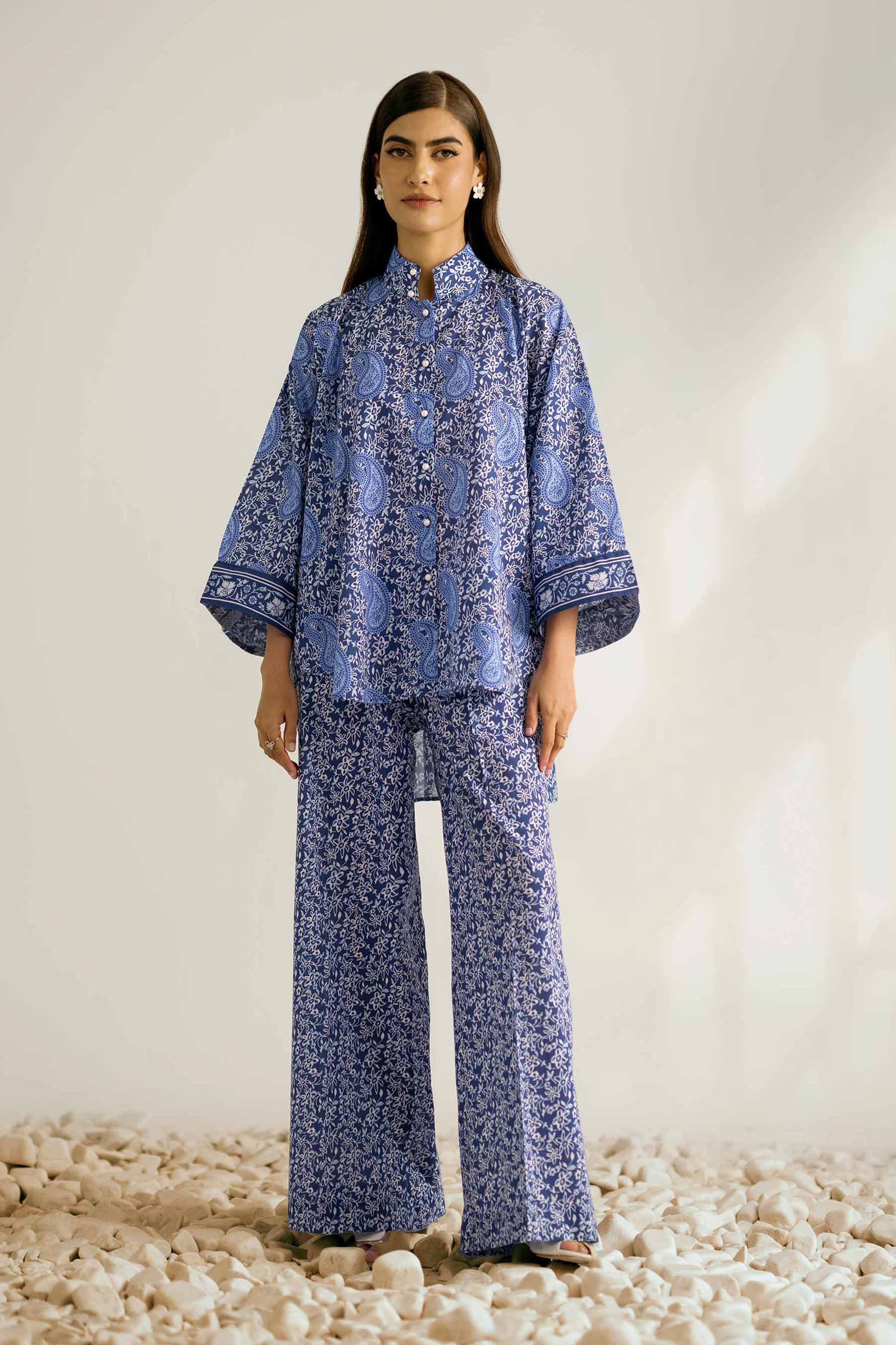 2 Piece - Printed Suit - 42502361 for Women - Unstitched Collection | Nishat | Shop Online