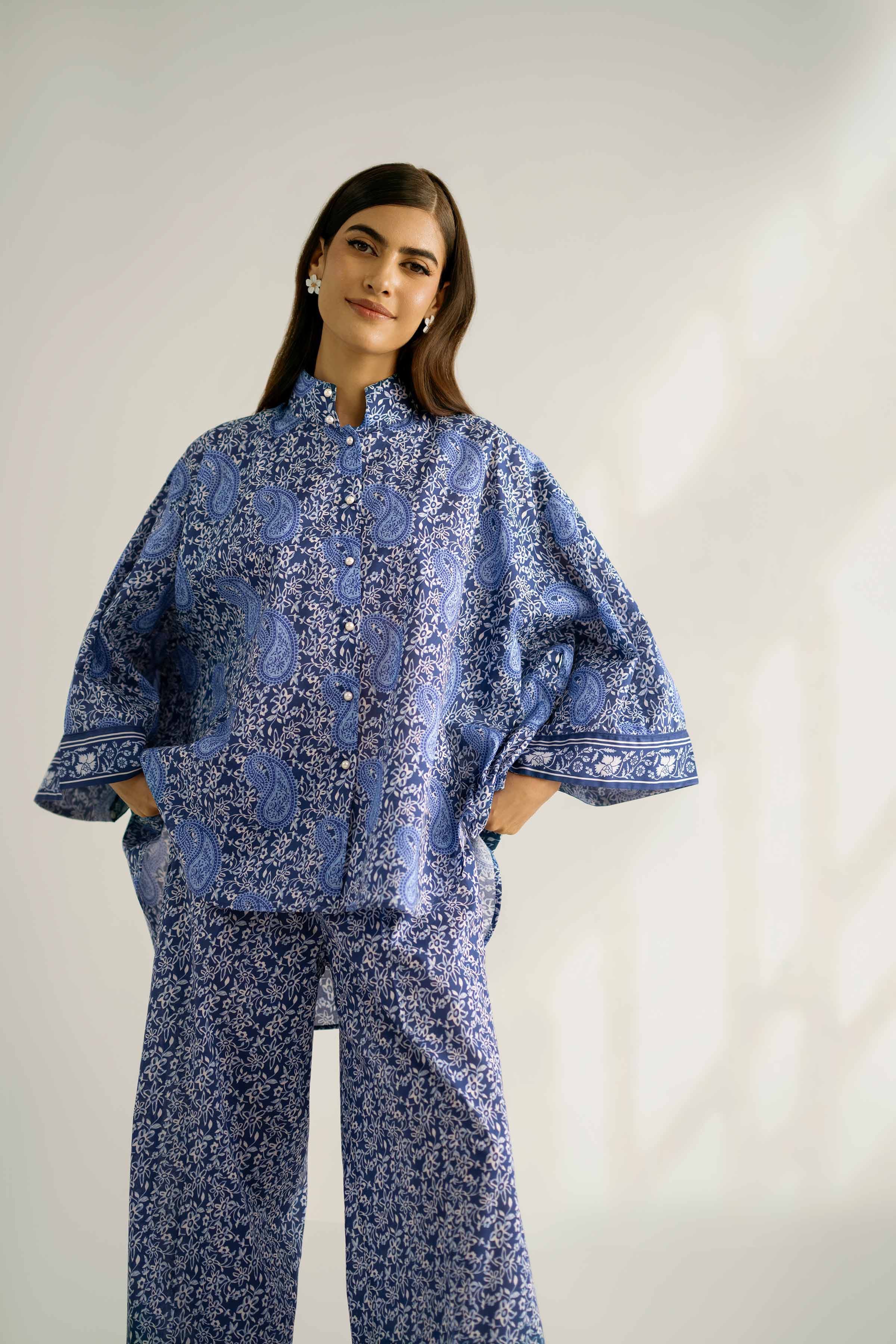 2 Piece - Printed Suit - 42502361 for Women - Unstitched Collection | Nishat | Shop Online
