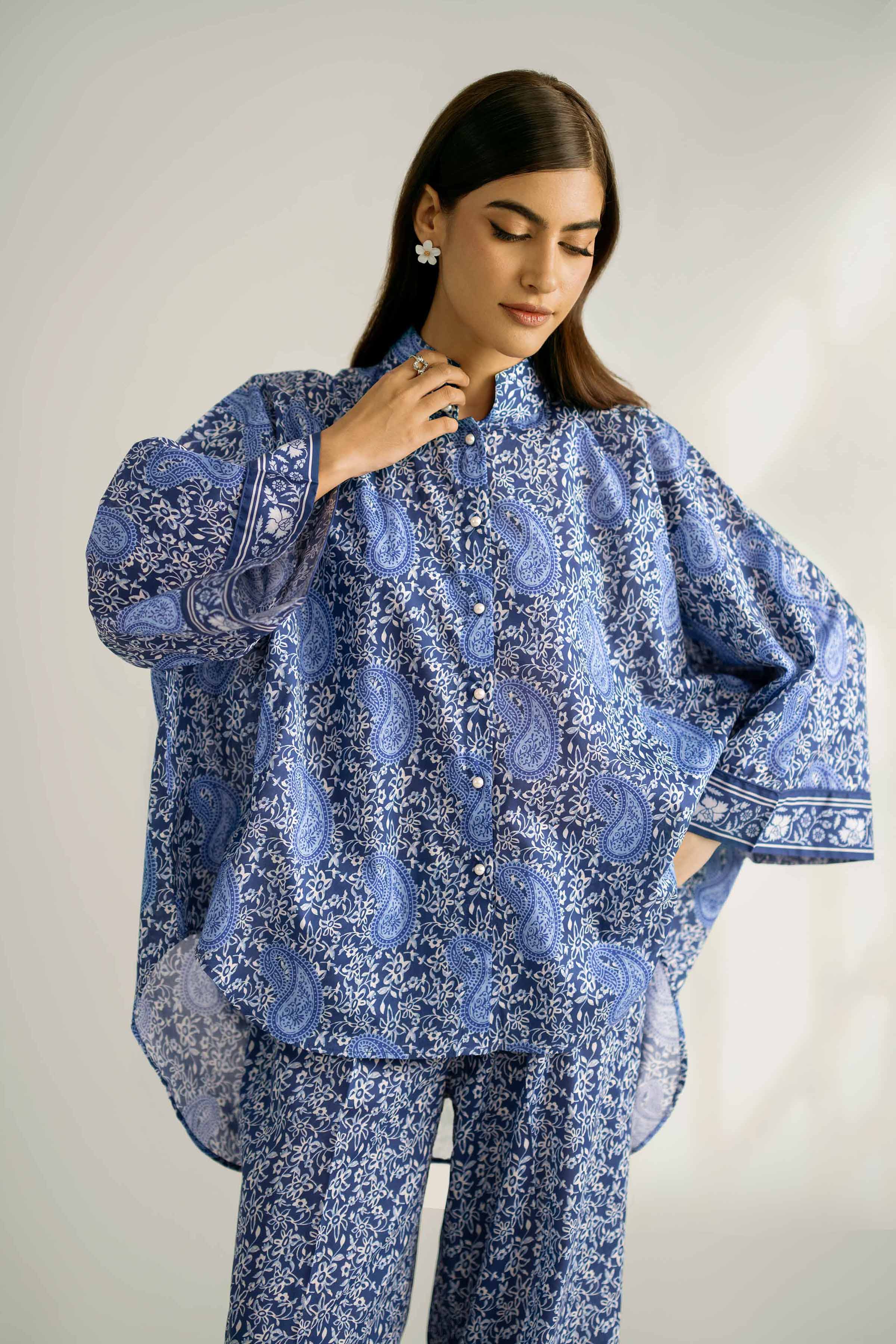 2 Piece - Printed Suit - 42502361 for Women - Unstitched Collection | Nishat | Shop Online