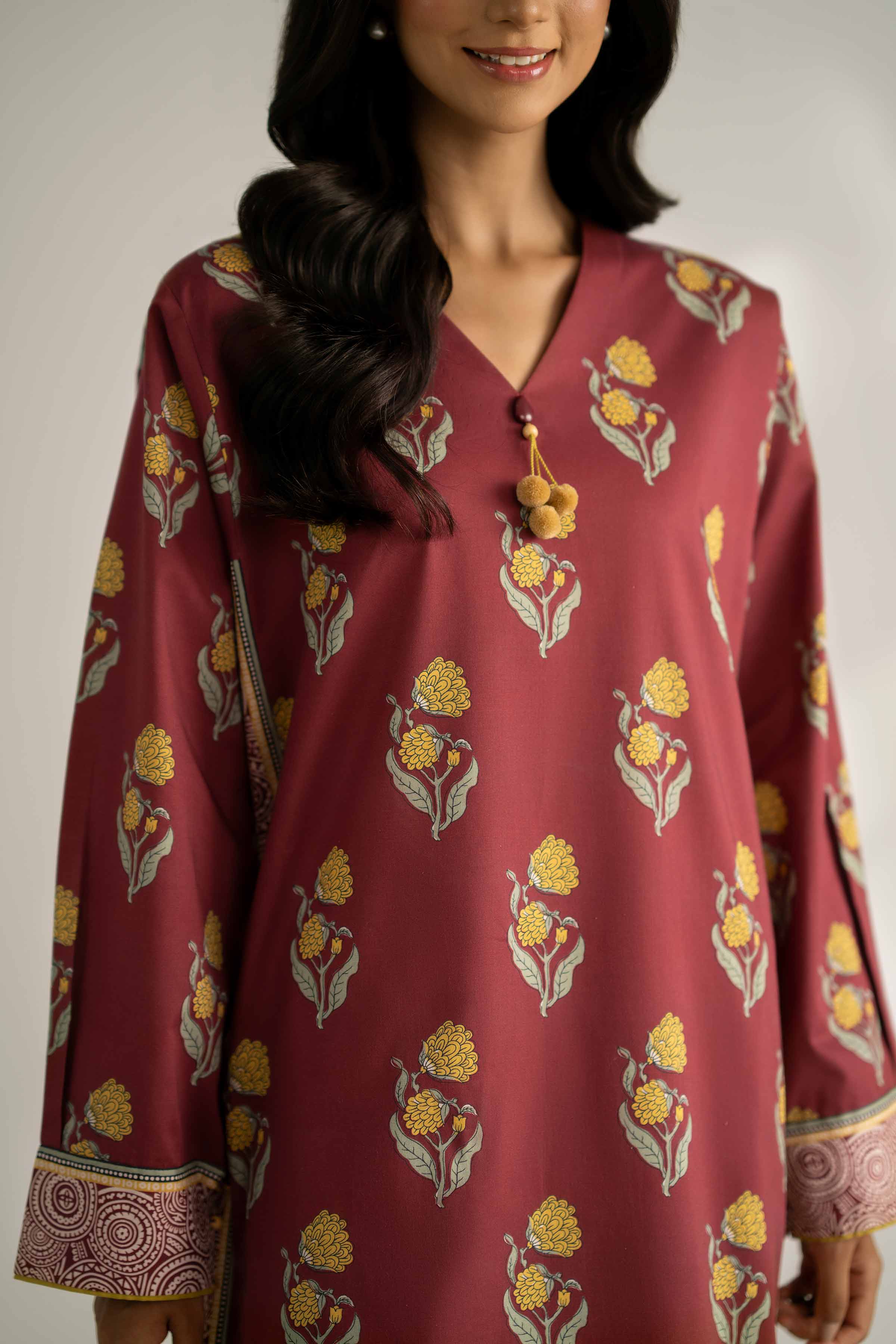 2 Piece - Printed Suit - 42502362 for Women - Unstitched Collection | Nishat | Shop Online