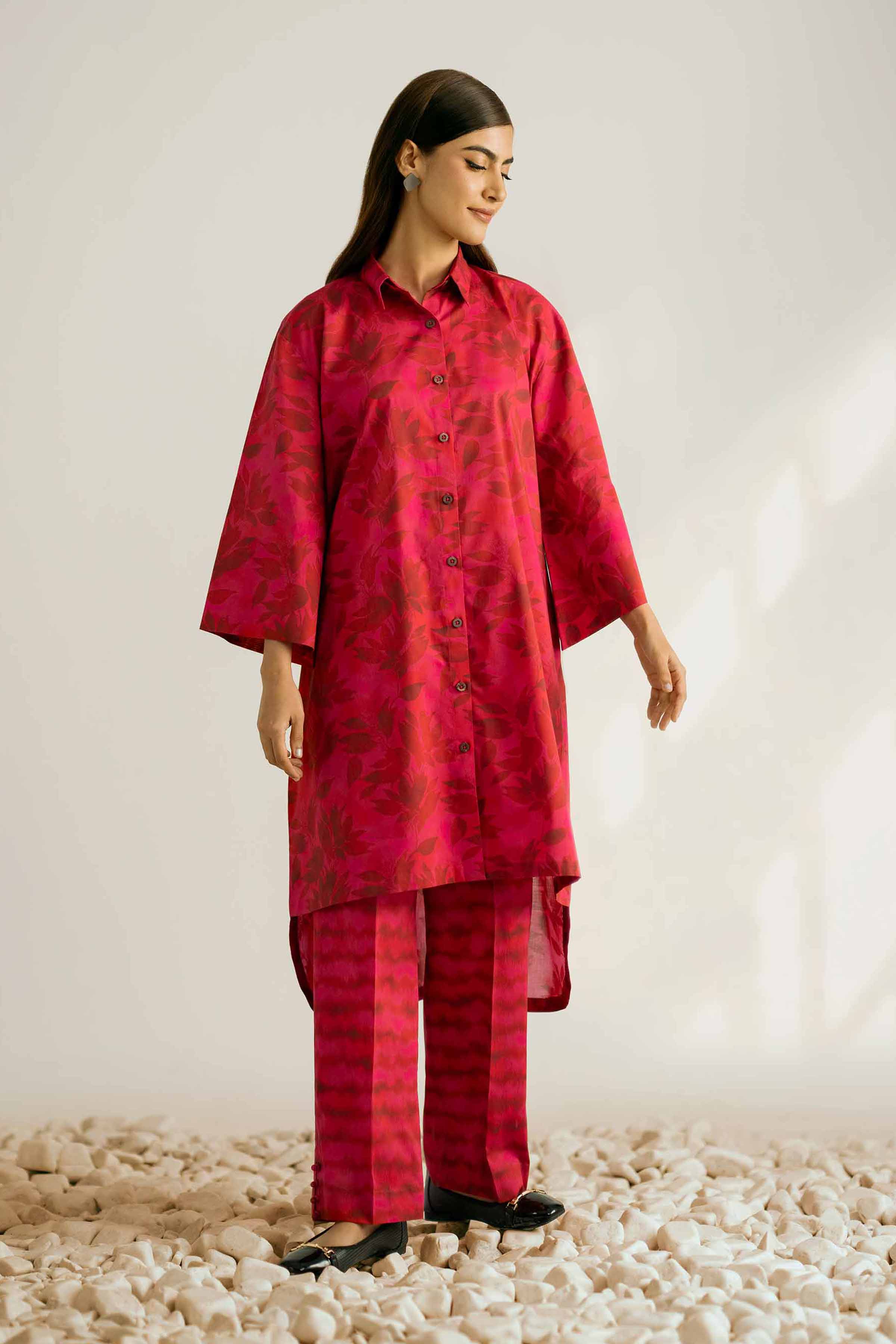 2 Piece - Printed Suit - 42502363 for Women - Unstitched Collection | Nishat | Shop Online