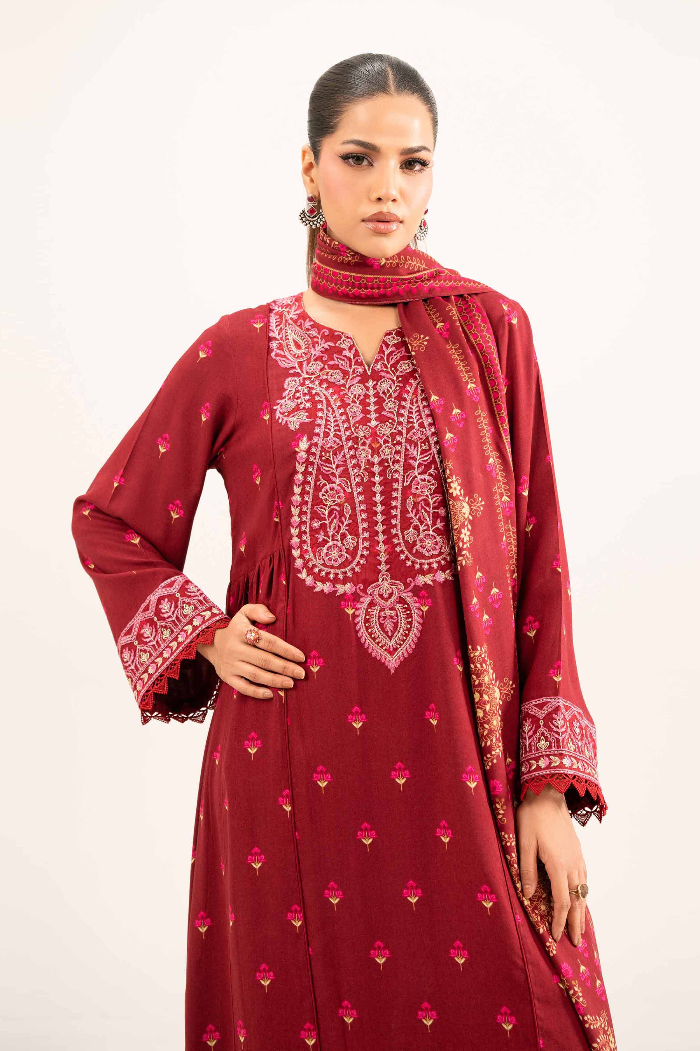 3 Piece - Printed Embroidered Suit - 42502365 for Women - Unstitched Collection | Nishat | Shop Online