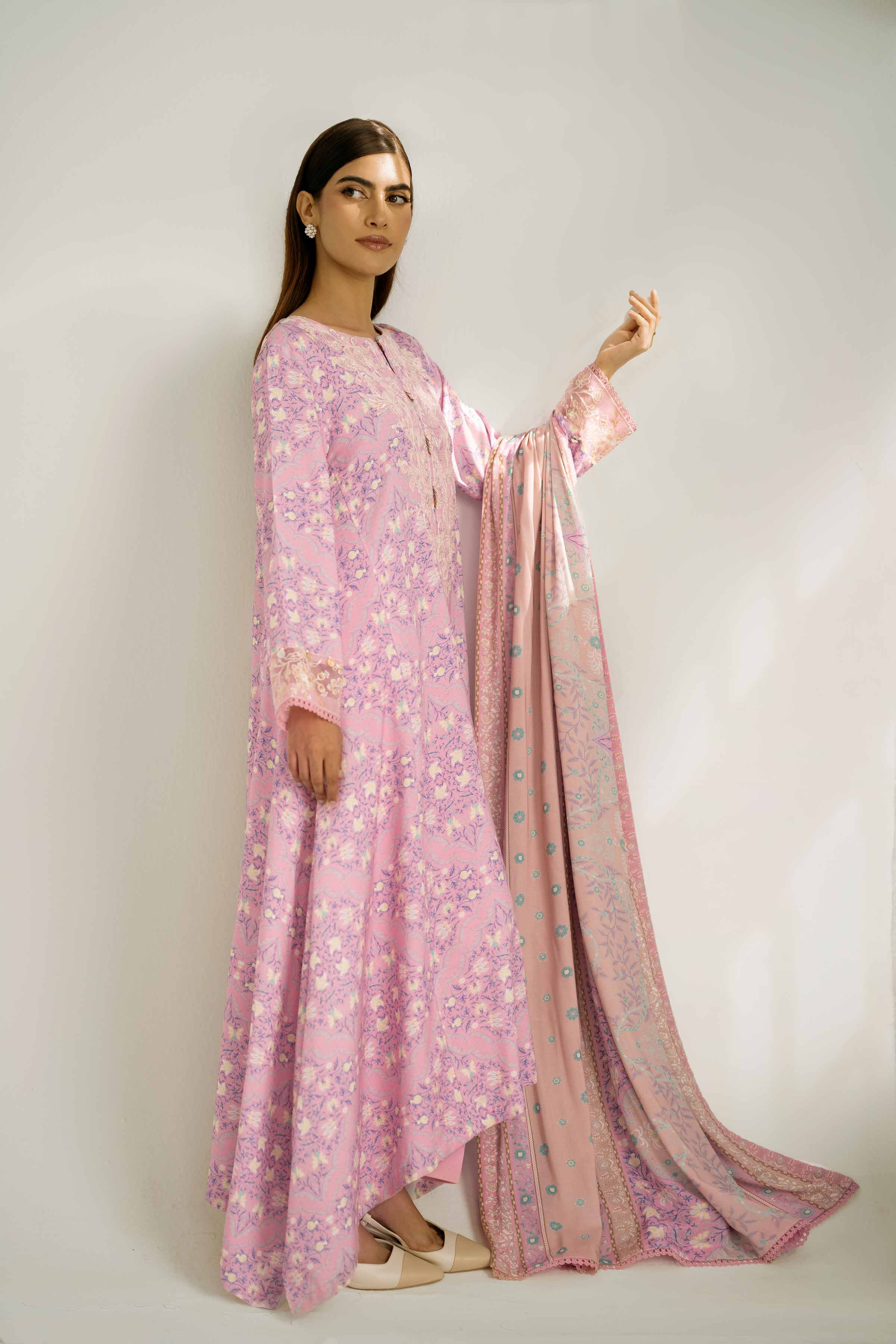 3 Piece - Printed Embroidered Suit - 42502366 for Women - Unstitched Collection | Nishat | Shop Online