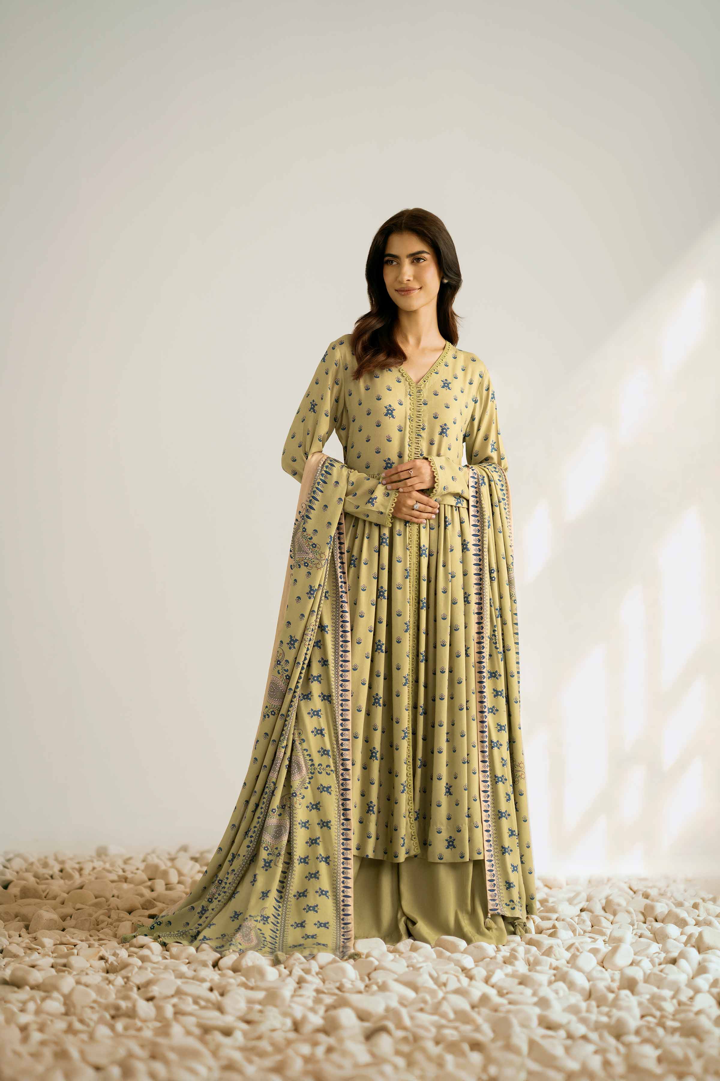 3 Piece - Printed Suit - 42502371 for Women - Unstitched Collection | Nishat | Shop Online