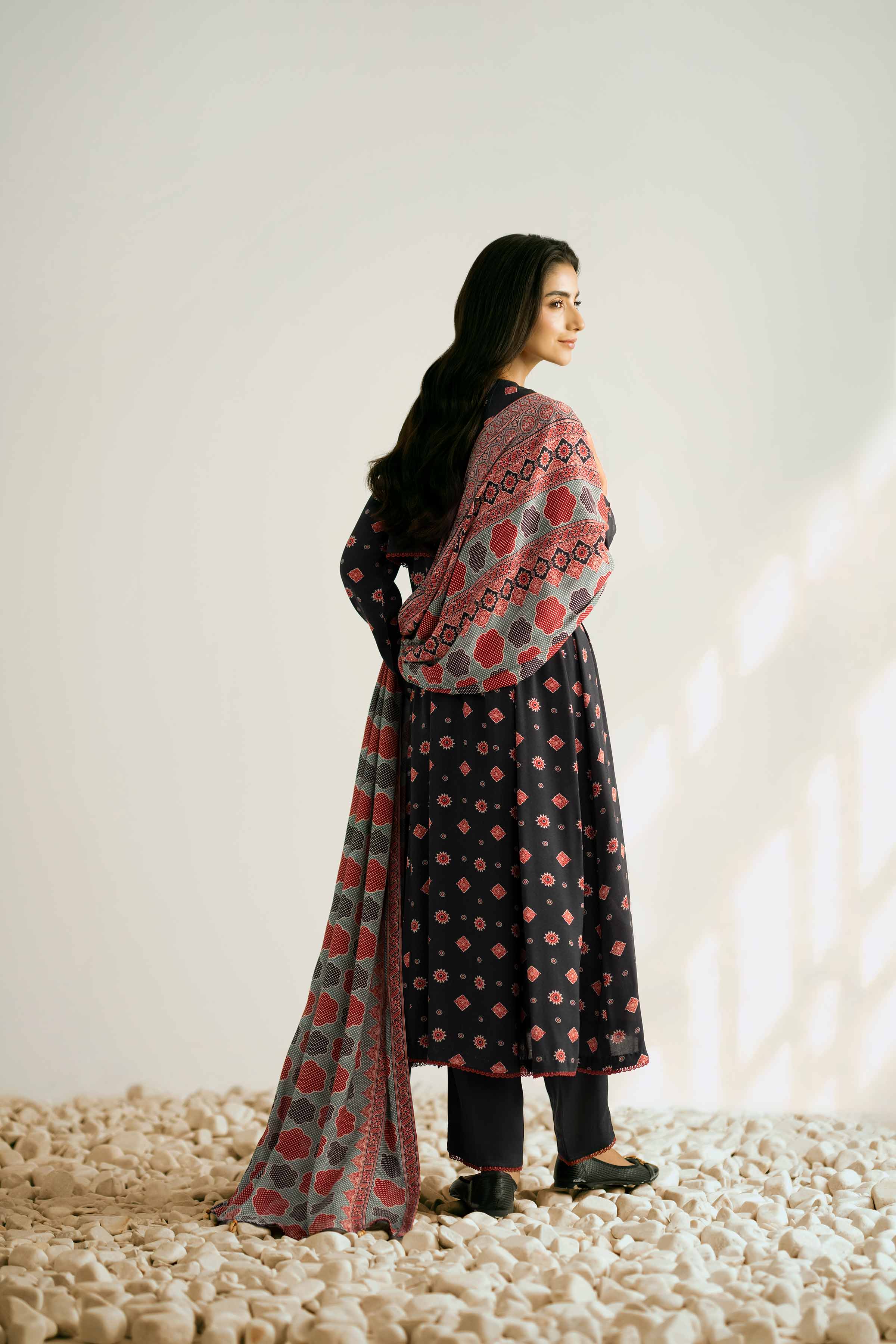 3 Piece - Printed Suit - 42502373 for Women - Unstitched Collection | Nishat | Shop Online