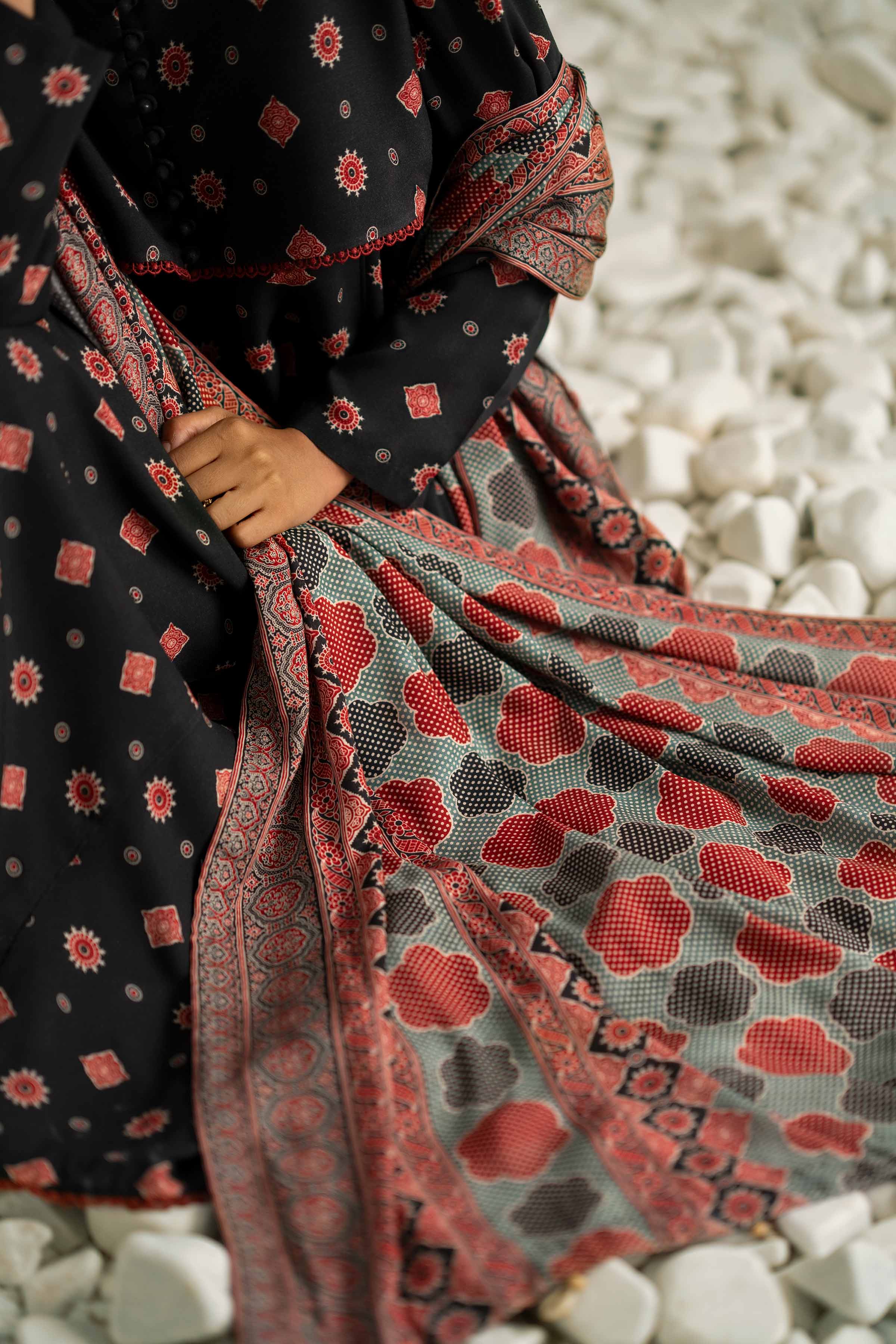 3 Piece - Printed Suit - 42502373 for Women - Unstitched Collection | Nishat | Shop Online