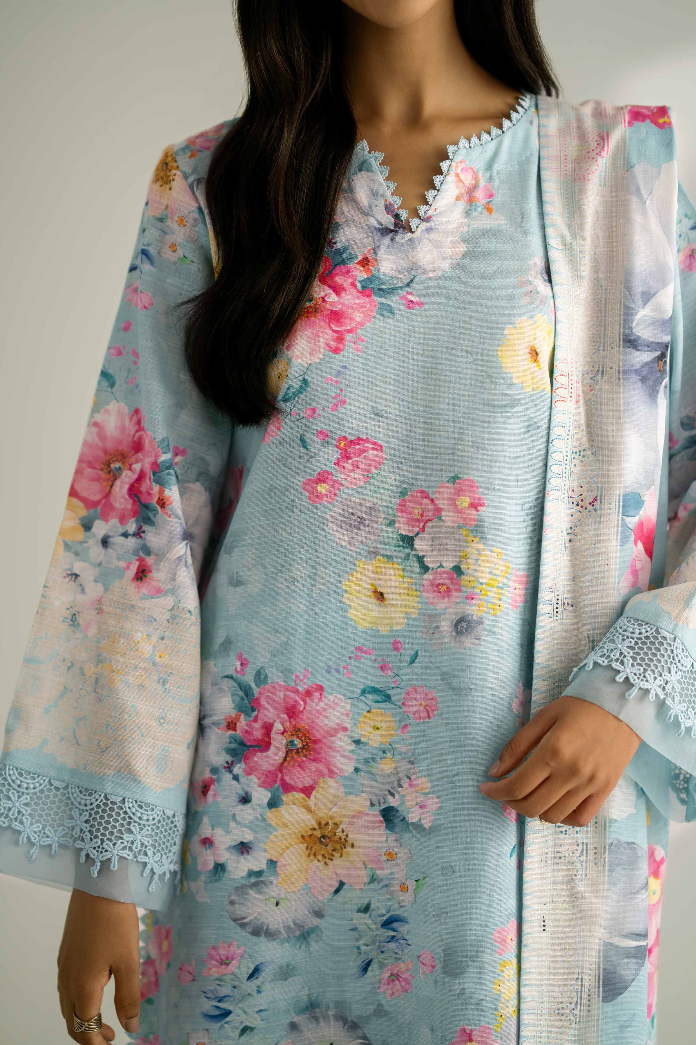 3 Piece - Digital Printed Suit - 42502415 for Women - Unstitched Collection | Nishat | Shop Online