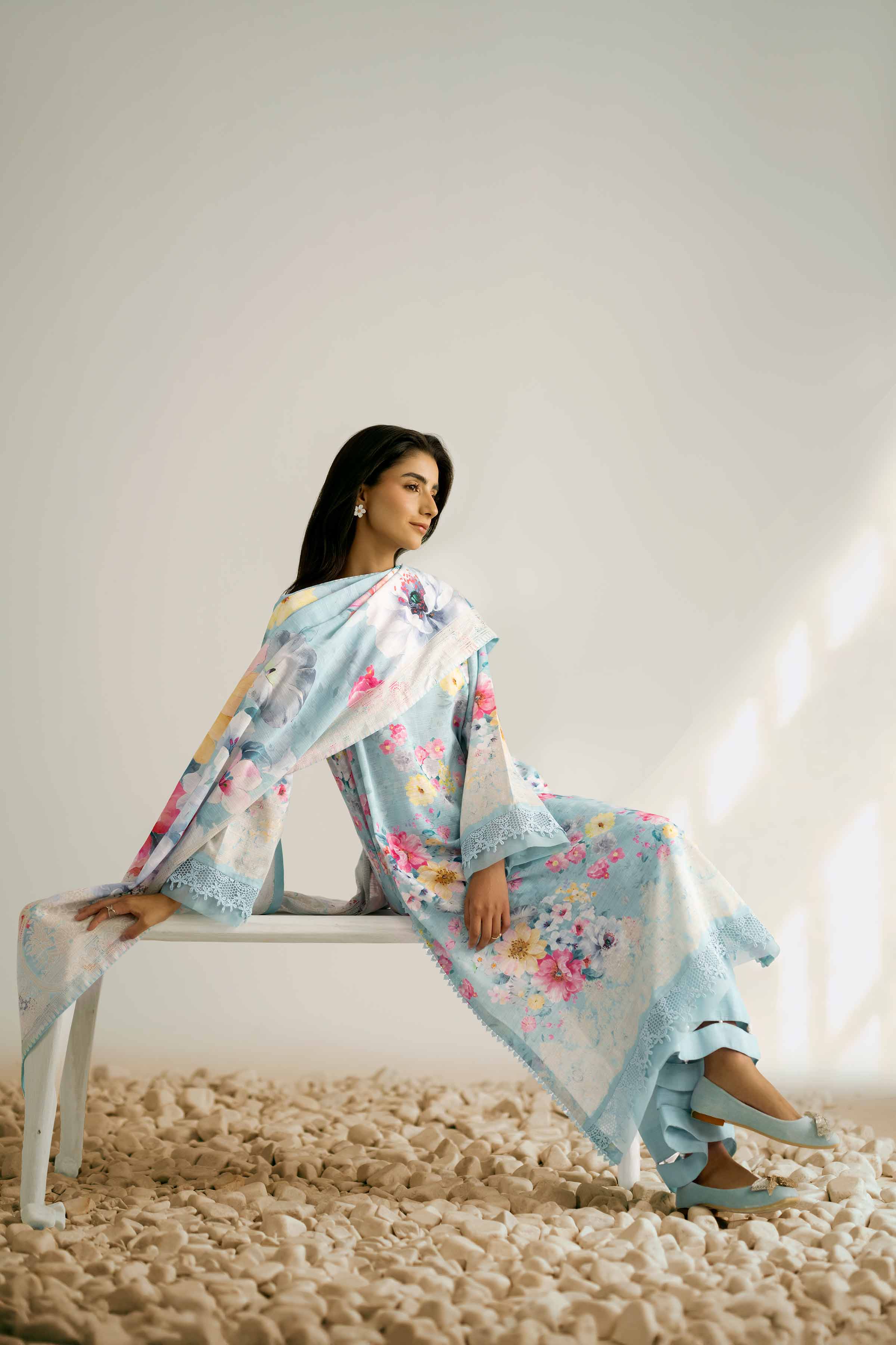 3 Piece - Digital Printed Suit - 42502415 for Women - Unstitched Collection | Nishat | Shop Online