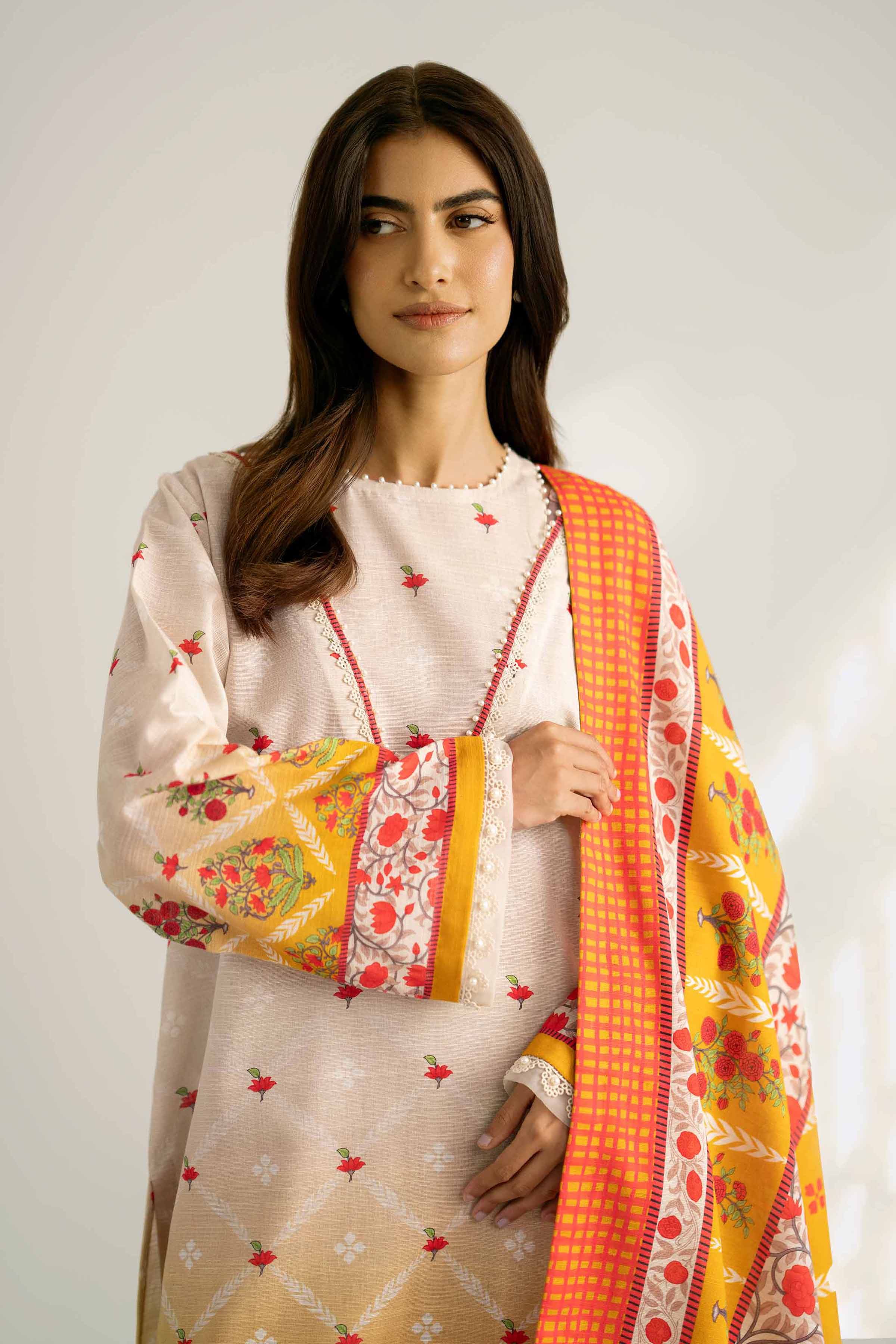 3 Piece - Digital Printed Suit - 42502416 for Women - Unstitched Collection | Nishat | Shop Online