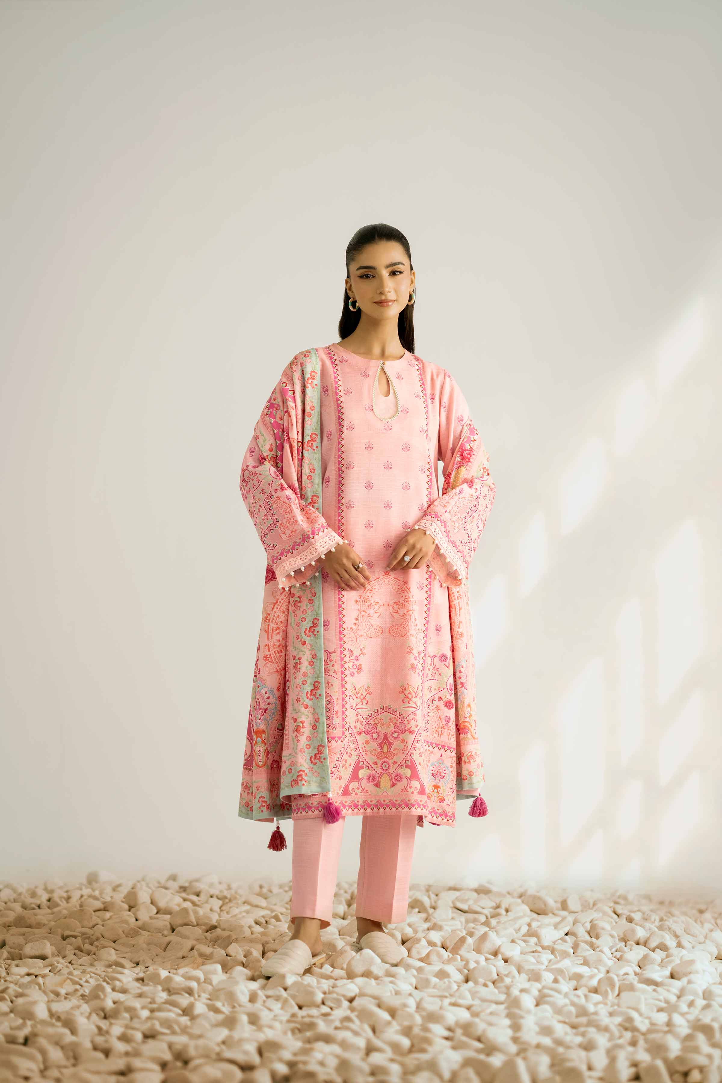 3 Piece - Digital Printed Suit - 42502417 for Women - Unstitched Collection | Nishat | Shop Online