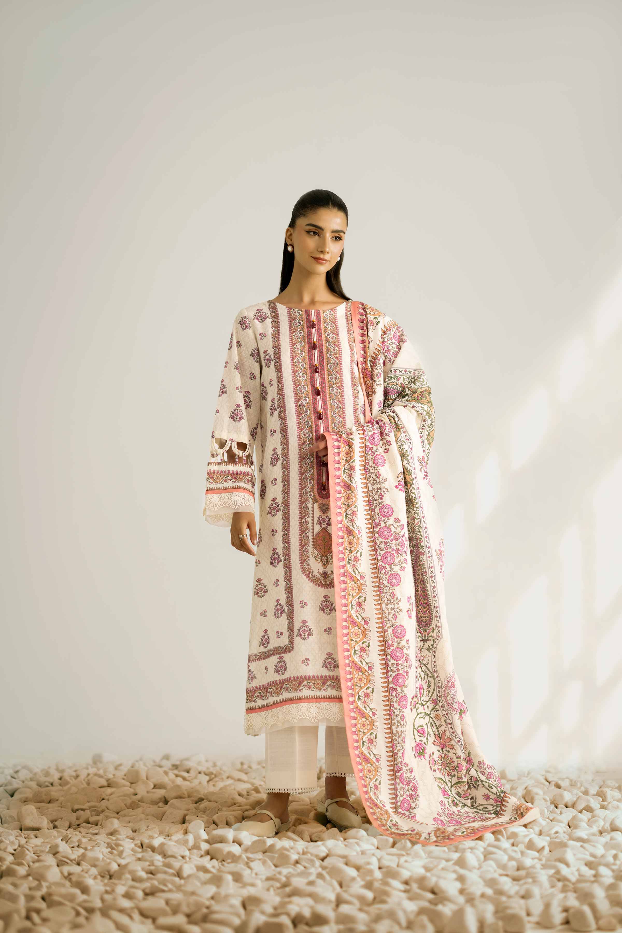 3 Piece - Digital Printed Suit - 42502418 for Women - Unstitched Collection | Nishat | Shop Online