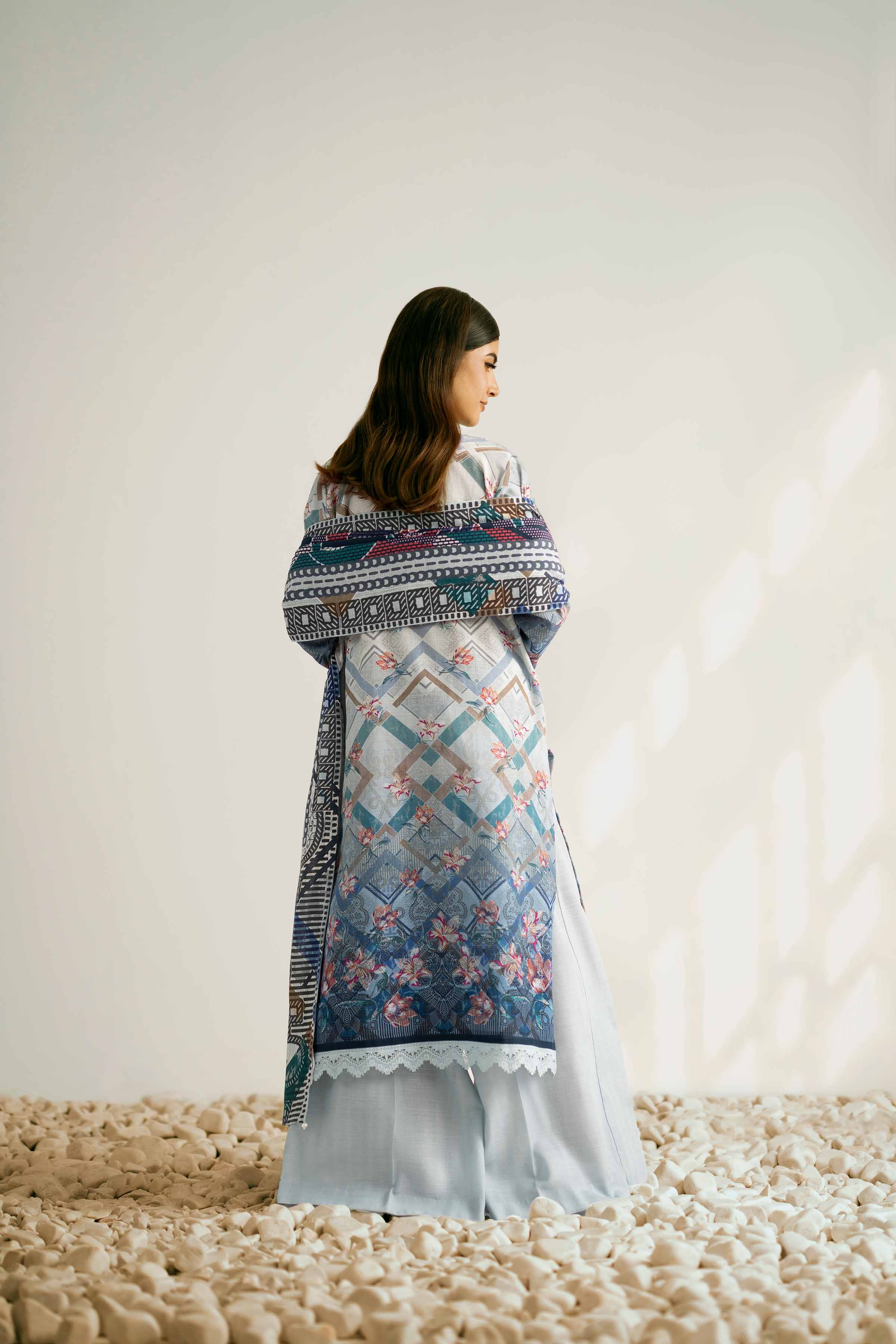 3 Piece - Digital Printed Suit - 42502420 for Women - Unstitched Collection | Nishat | Shop Online