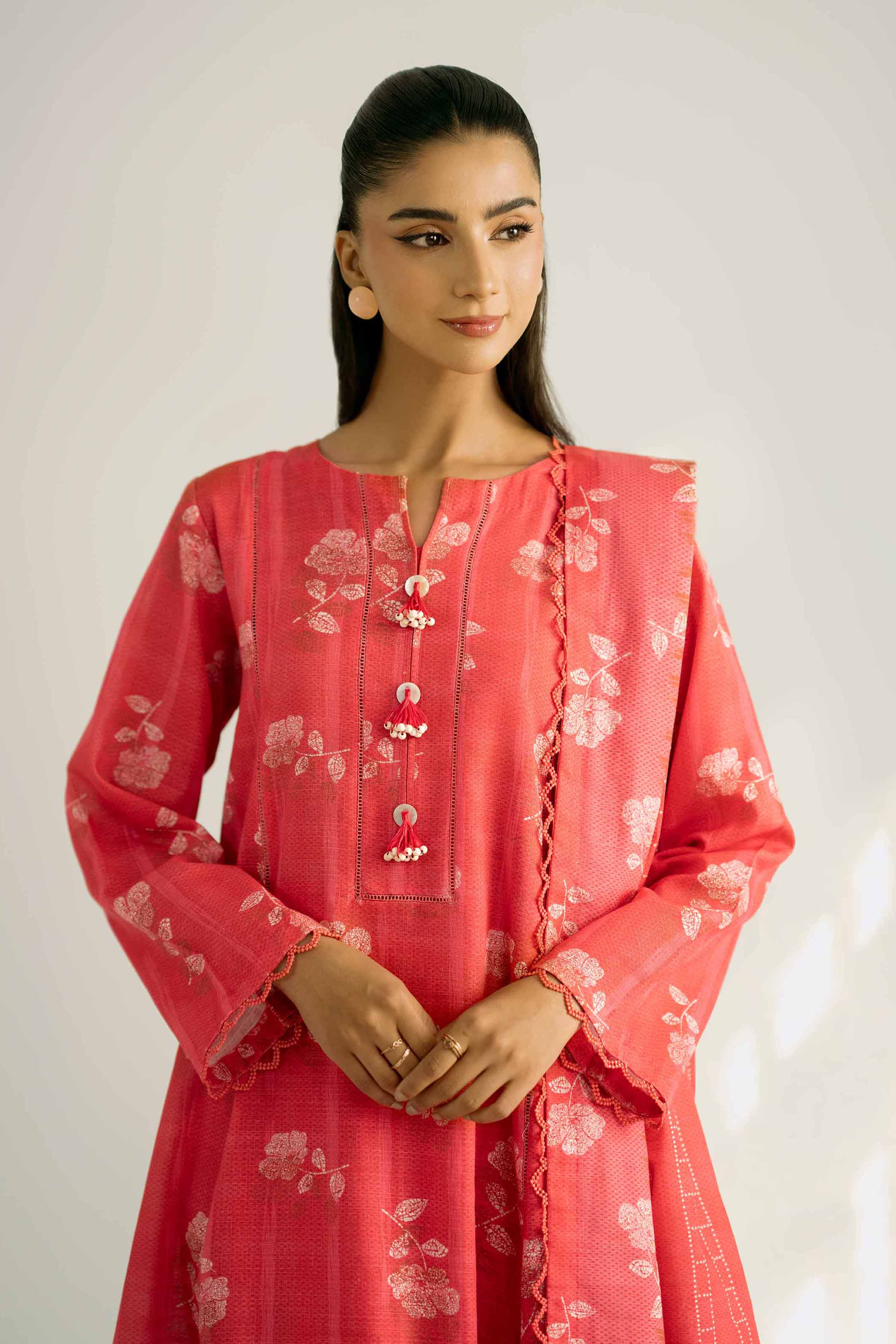 3 Piece - Printed Suit - 42502424 for Women - Unstitched Collection | Nishat | Shop Online