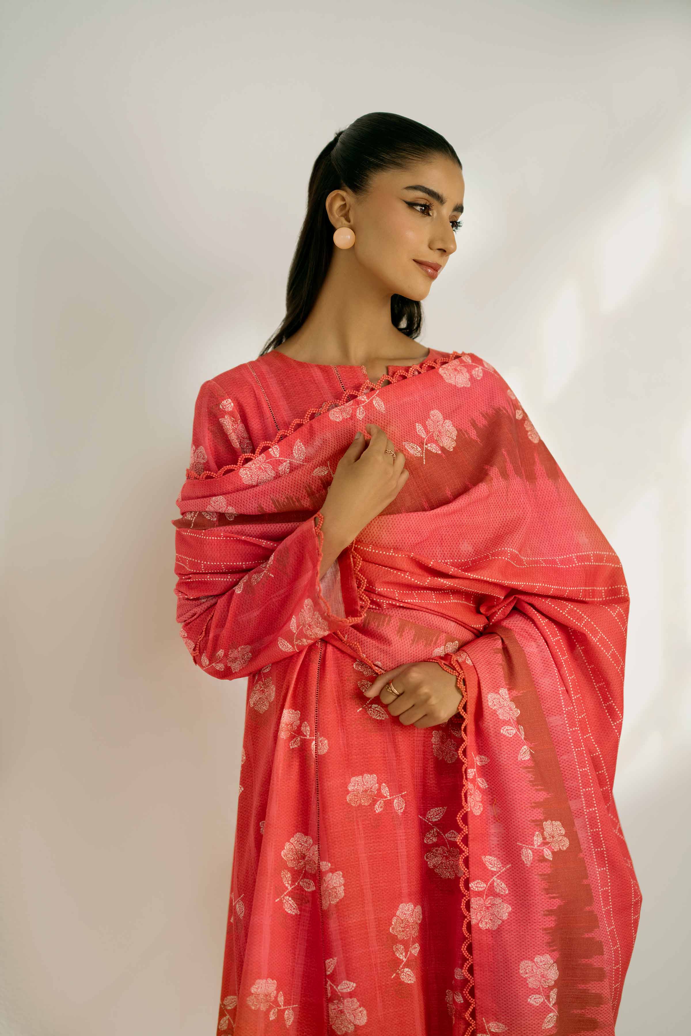 3 Piece - Printed Suit - 42502424 for Women - Unstitched Collection | Nishat | Shop Online