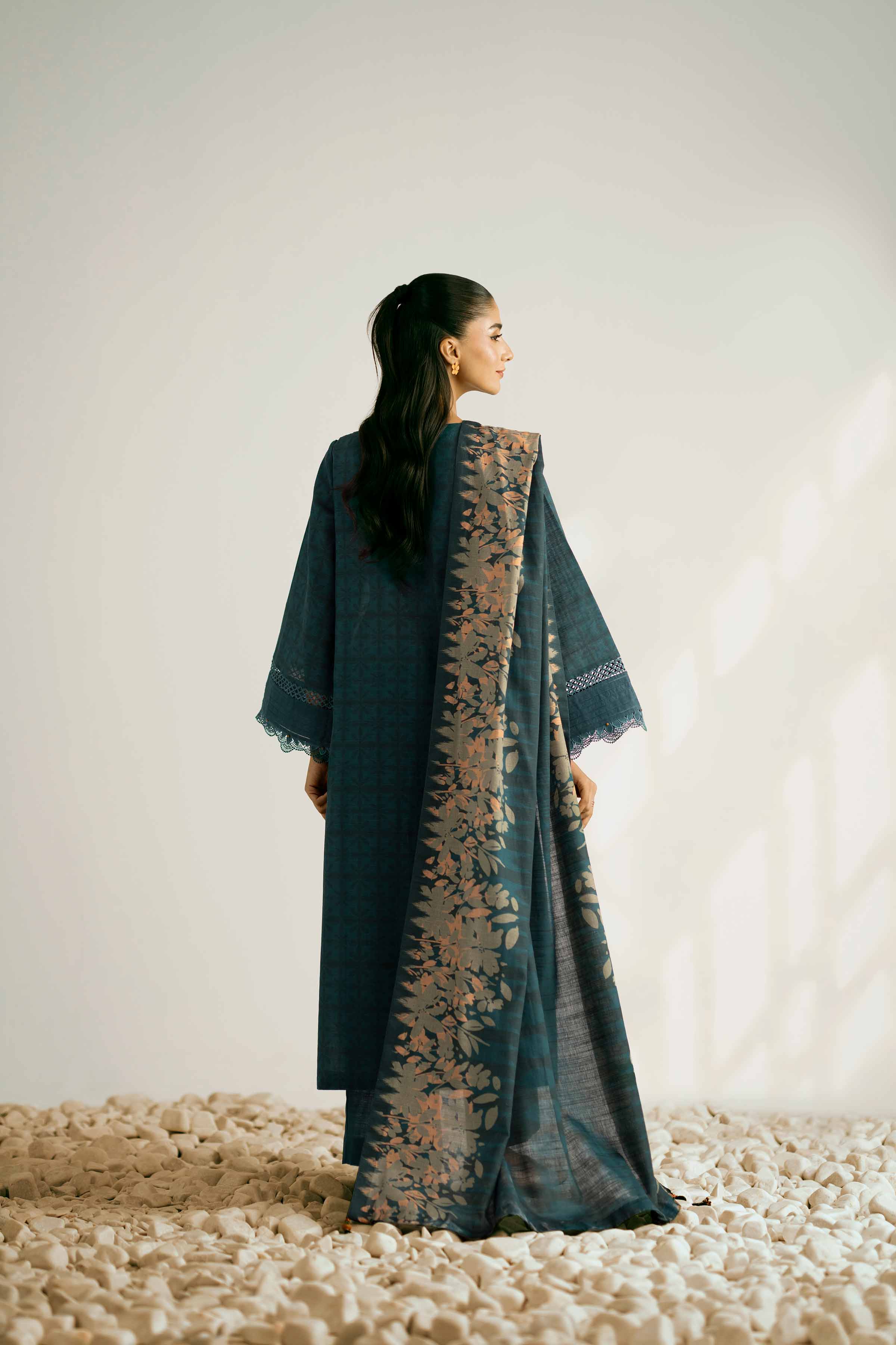 3 Piece - Printed Suit - 42502425 for Women - Unstitched Collection | Nishat | Shop Online