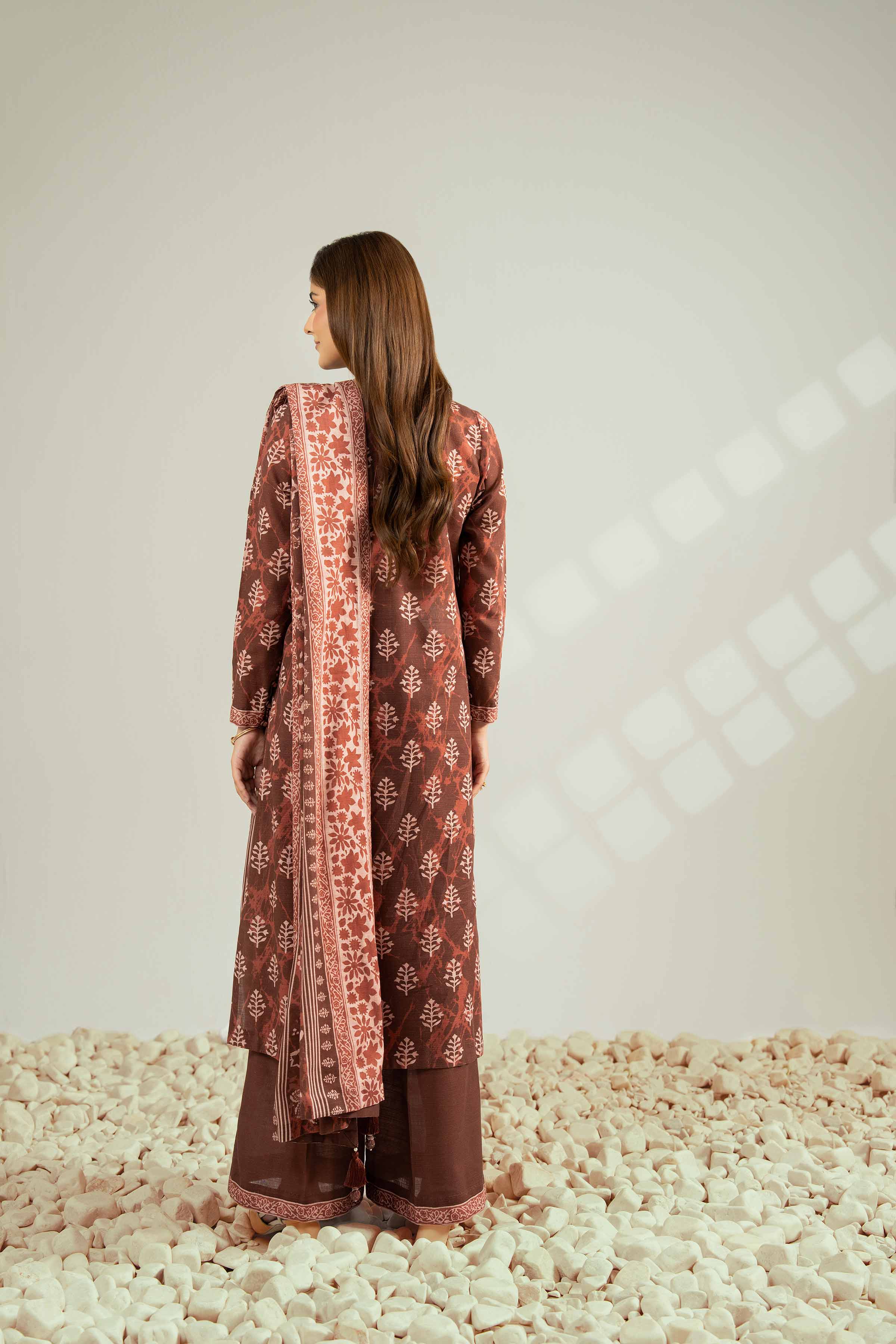 3 Piece - Printed Suit - 42502427 for Women - Unstitched Collection | Nishat | Shop Online