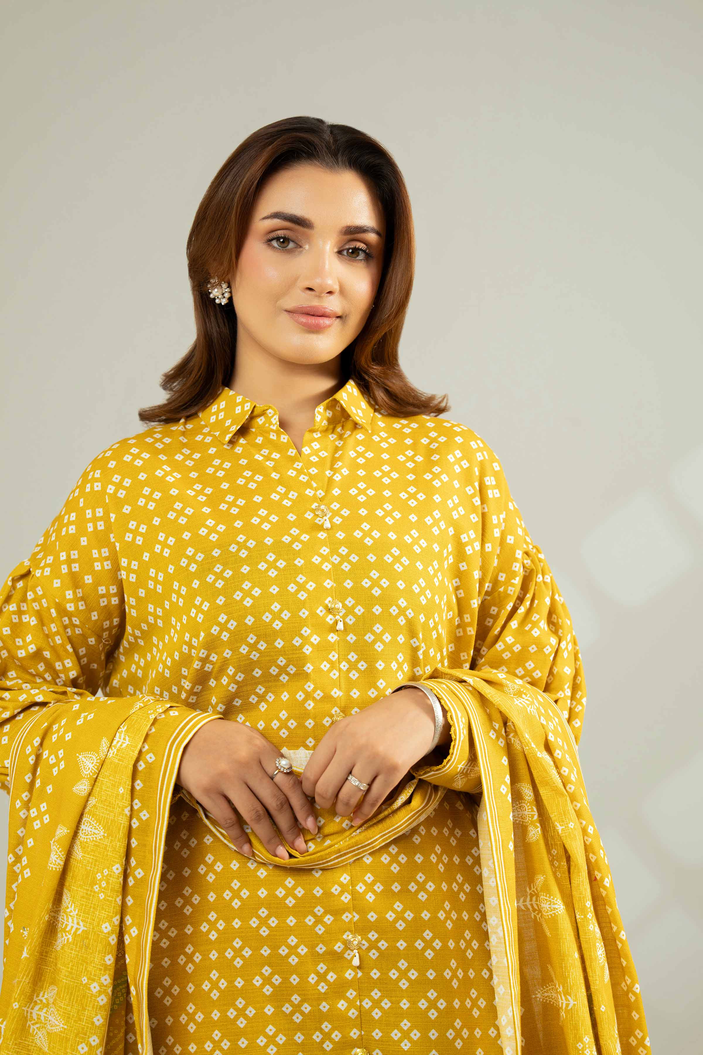 3 Piece - Printed Suit - 42502428 for Women - Unstitched Collection | Nishat | Shop Online