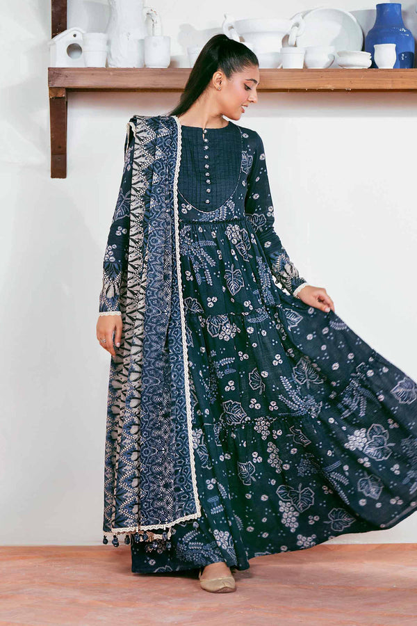 3 Piece - Printed Suit - 42502430 for Women - Unstitched Collection | Nishat | Shop Online
