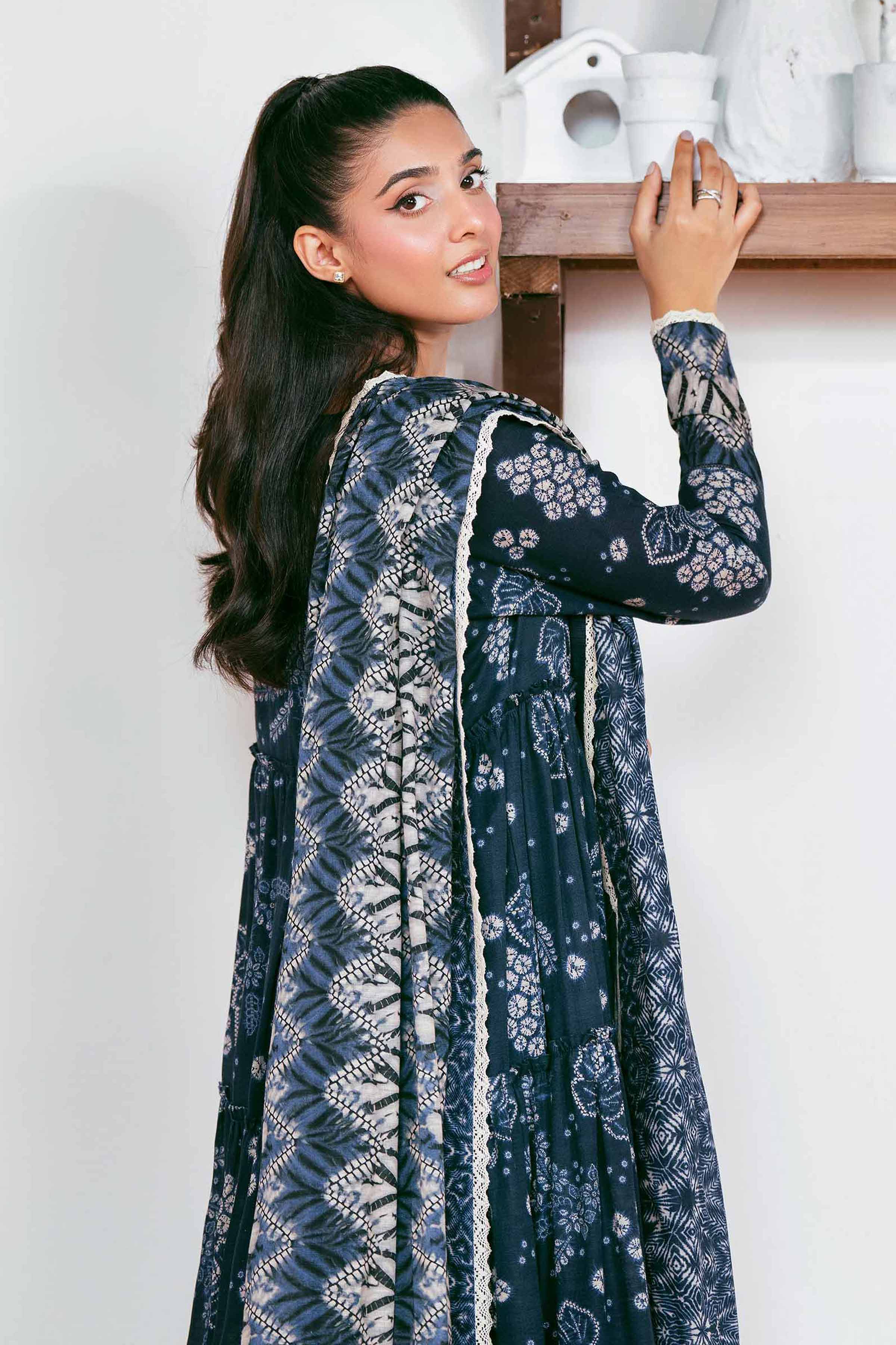 3 Piece - Printed Suit - 42502430 for Women - Unstitched Collection | Nishat | Shop Online
