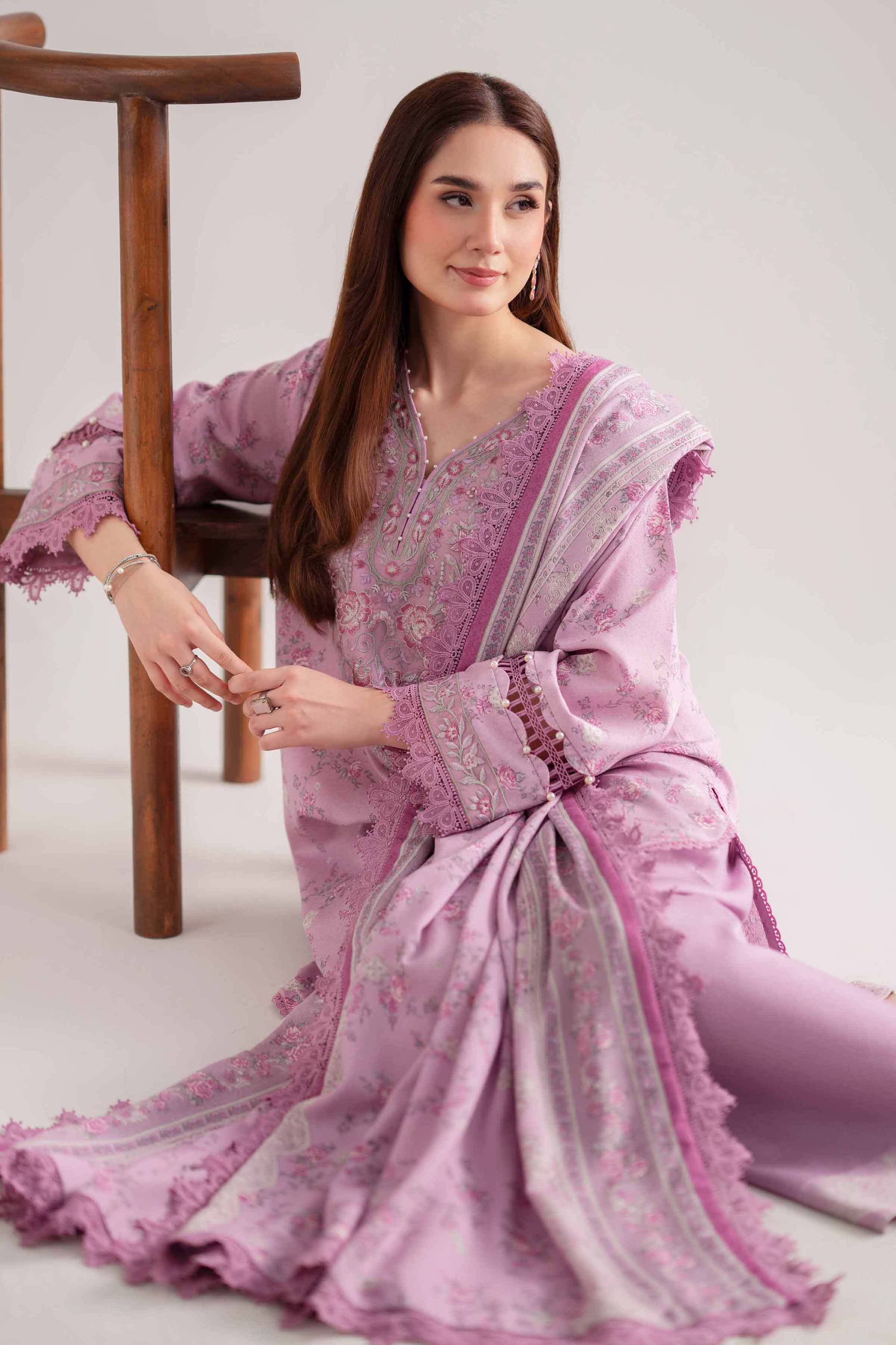 3 Piece - Embroidered Suit - 42502455 for Women - Unstitched Collection | Nishat | Shop Online