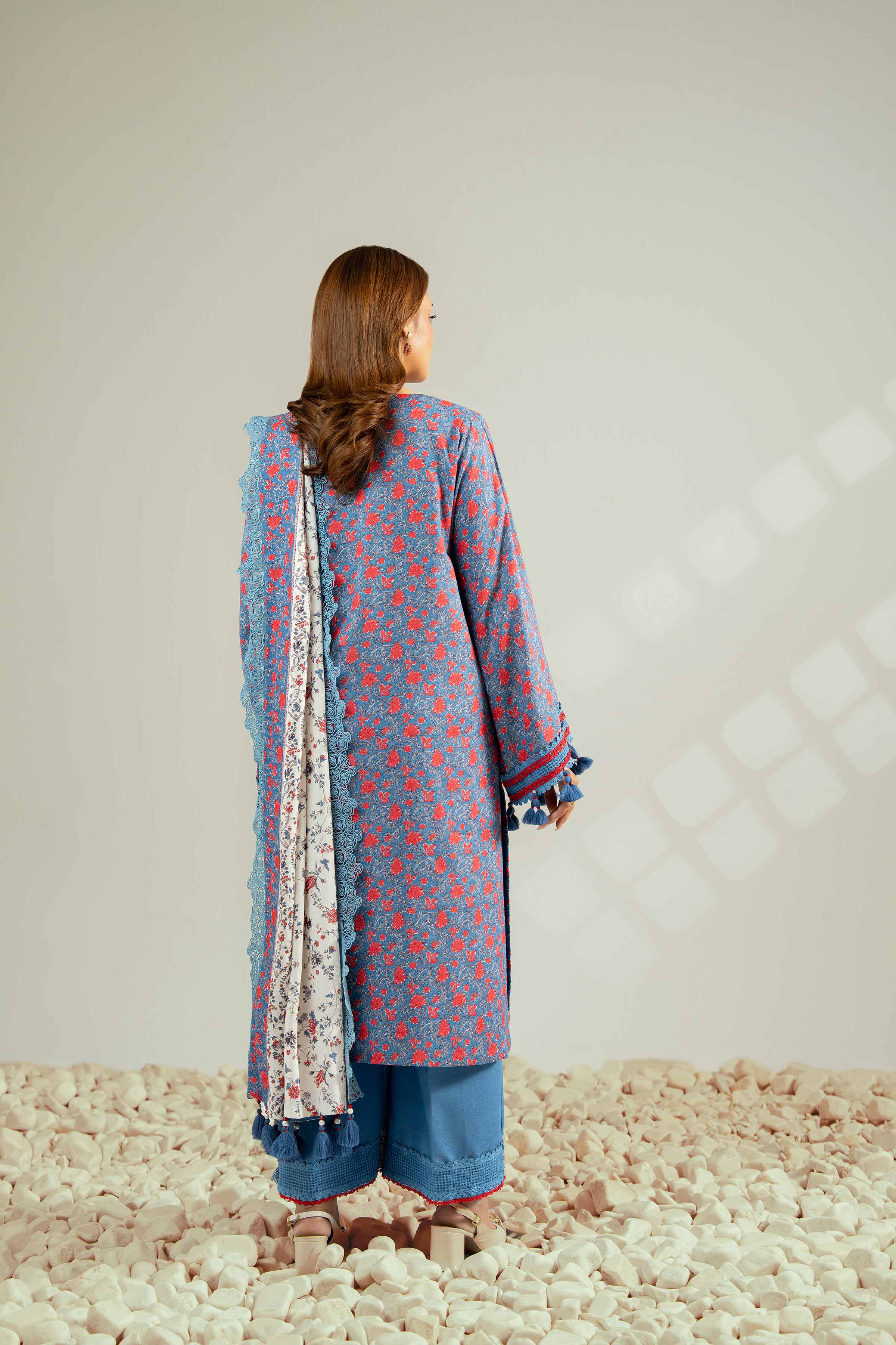 3 Piece - Embroidered Suit - 42502457 for Women - Unstitched Collection | Nishat | Shop Online