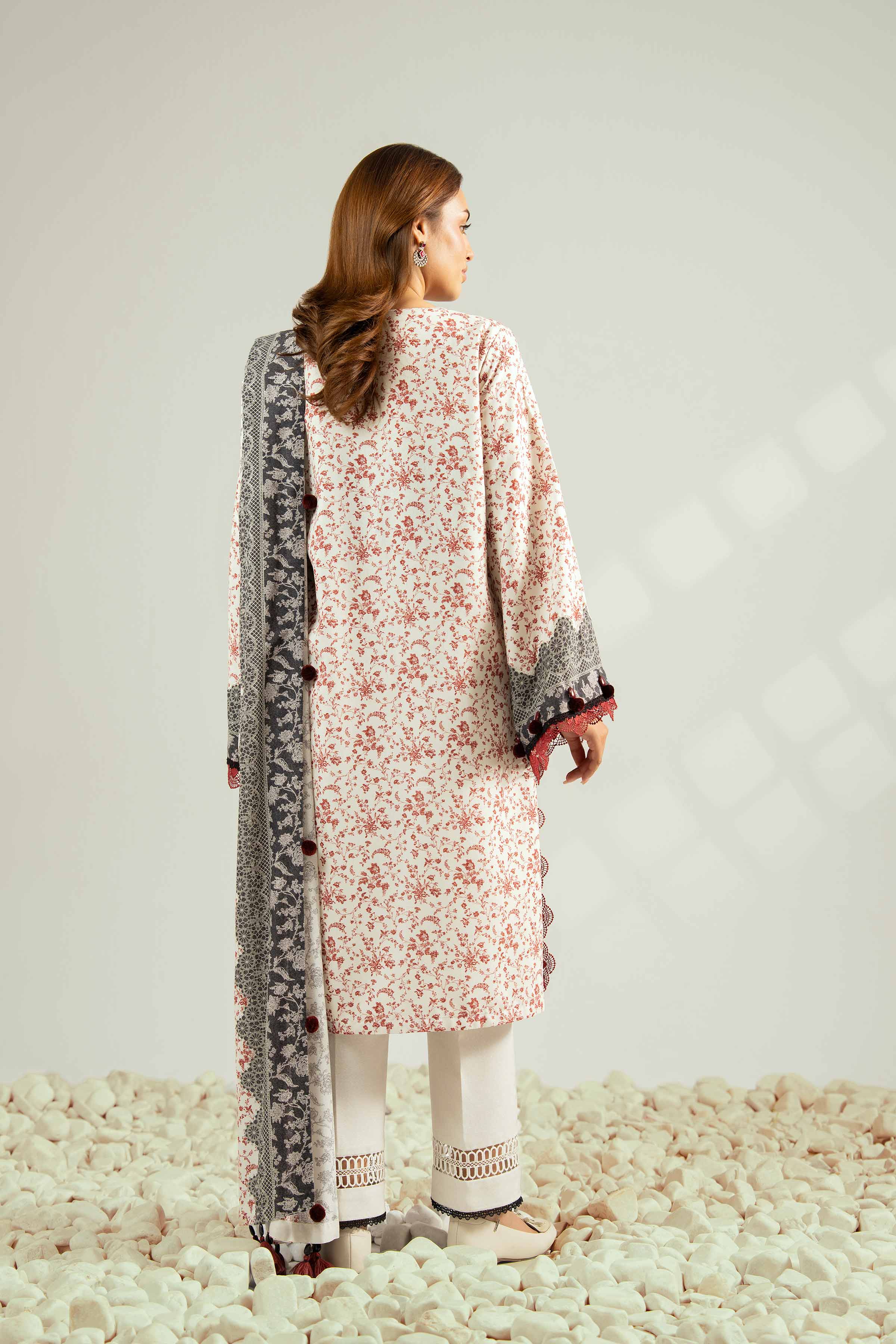 3 Piece - Embroidered Suit - 42502460 for Women - Unstitched Collection | Nishat | Shop Online